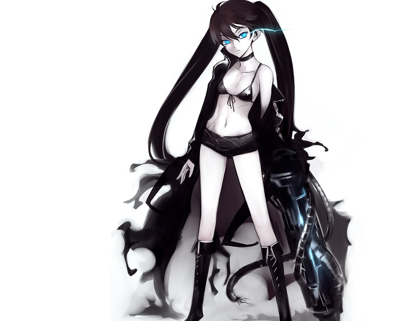 High resolution Black Rock Shooter hd 1280x1024 background ID:454807 for PC