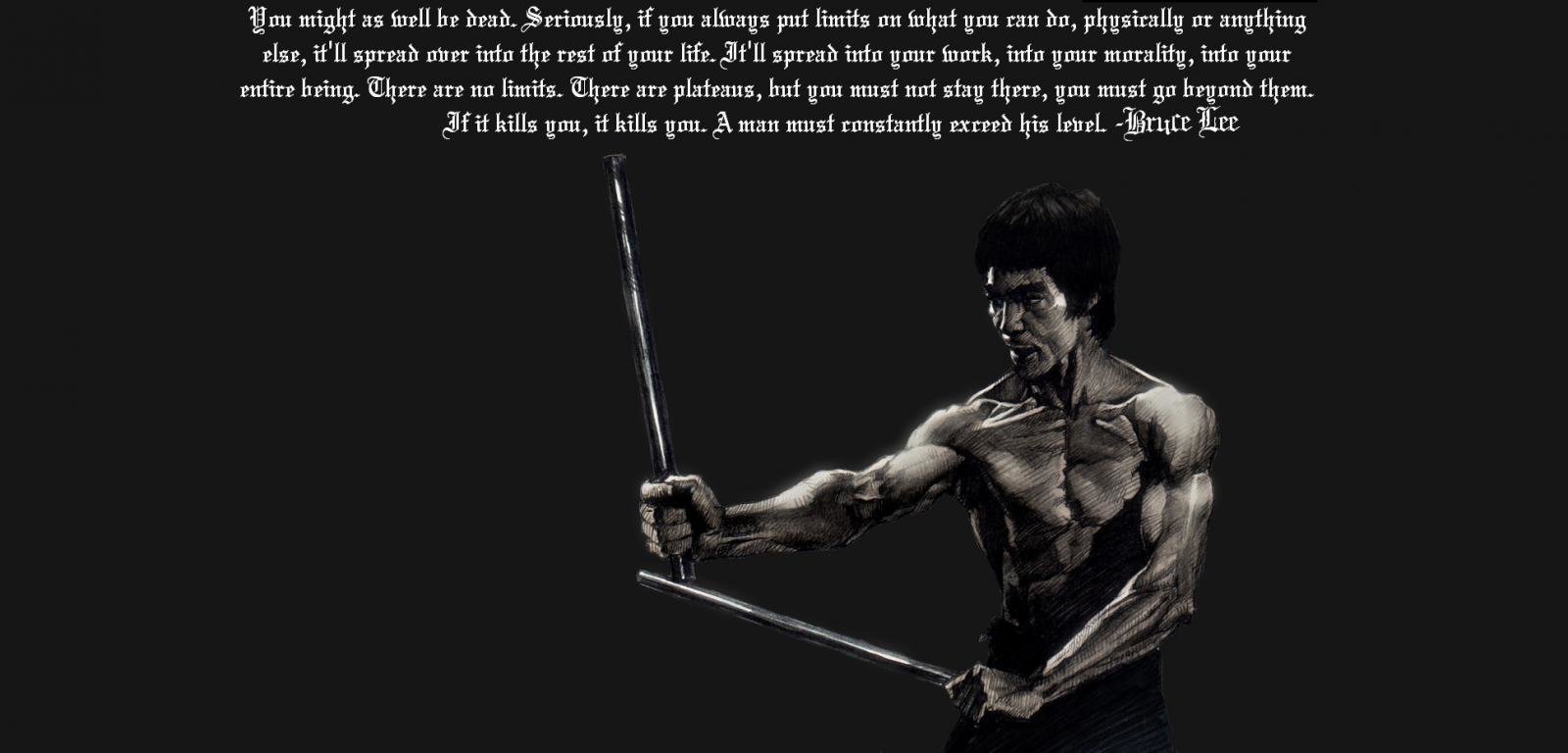 Download hd 1600x768 Bruce Lee desktop background ID:194261 for free