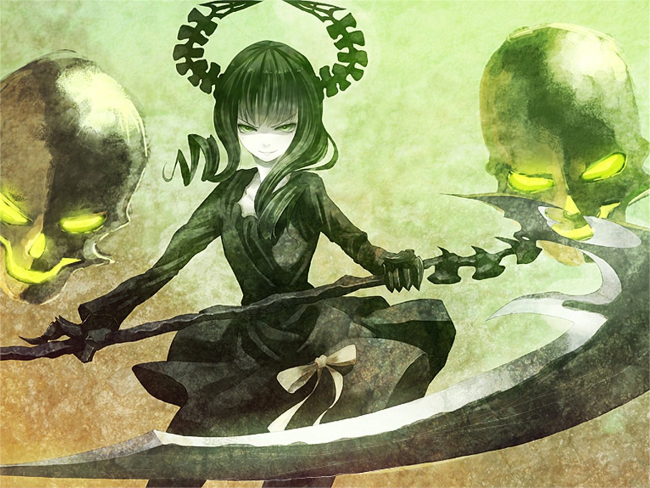 Awesome Dead Master (Black Rock Shooter) free background ID:454860 for hd 1280x960 PC
