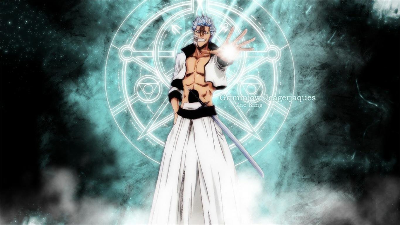 Download 1366x768 laptop Grimmjow Jaegerjaquez PC background ID:412435 for free