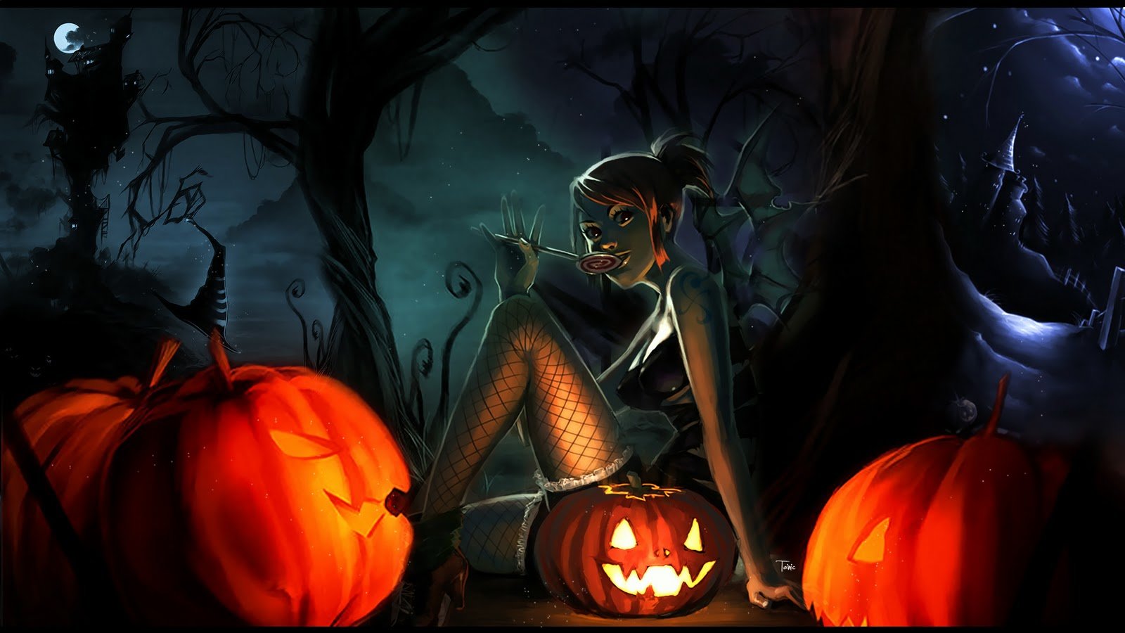 High resolution Halloween hd 1600x900 background ID:402351 for computer