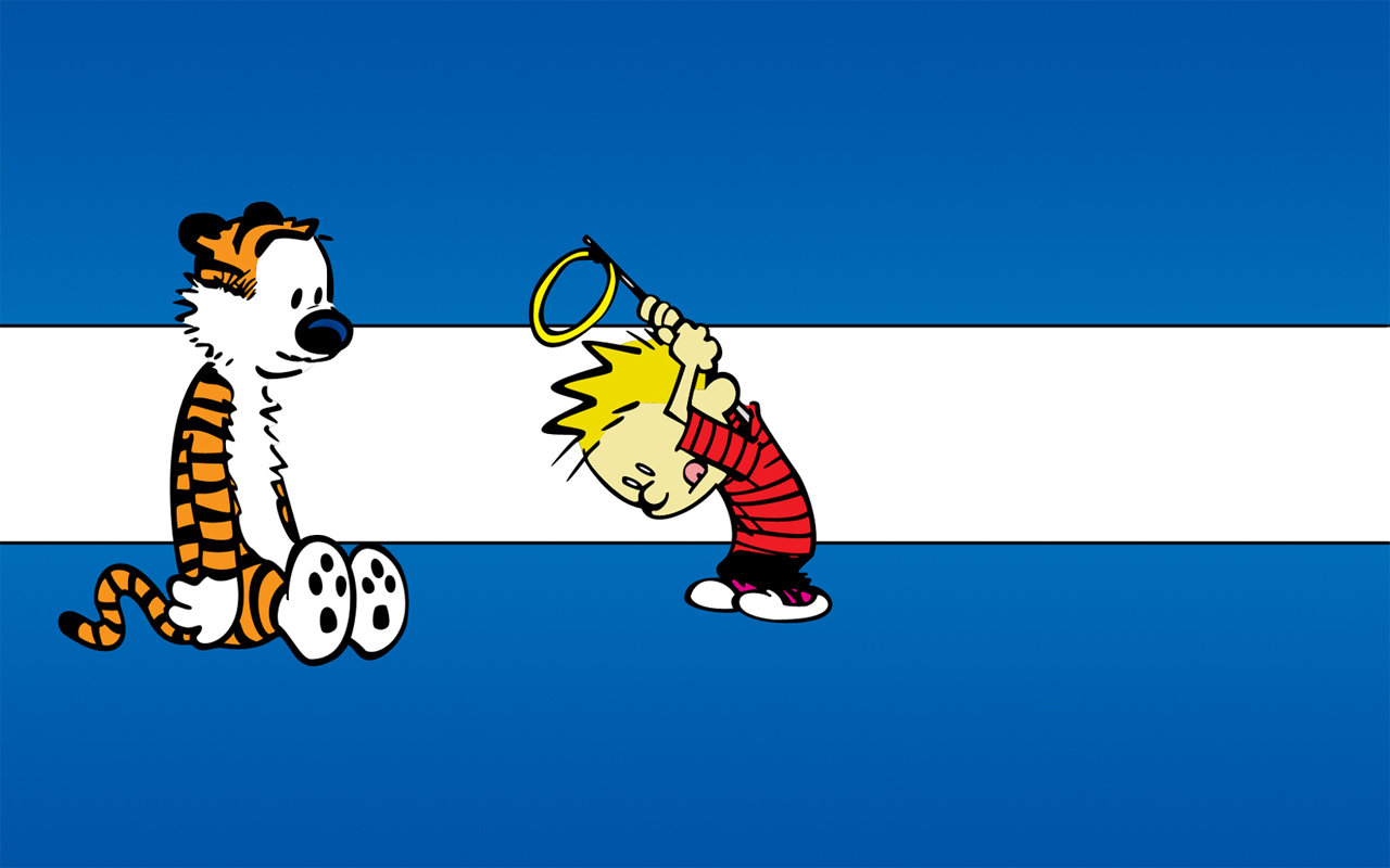 Download hd 1280x800 Calvin and Hobbes PC background ID:211315 for free