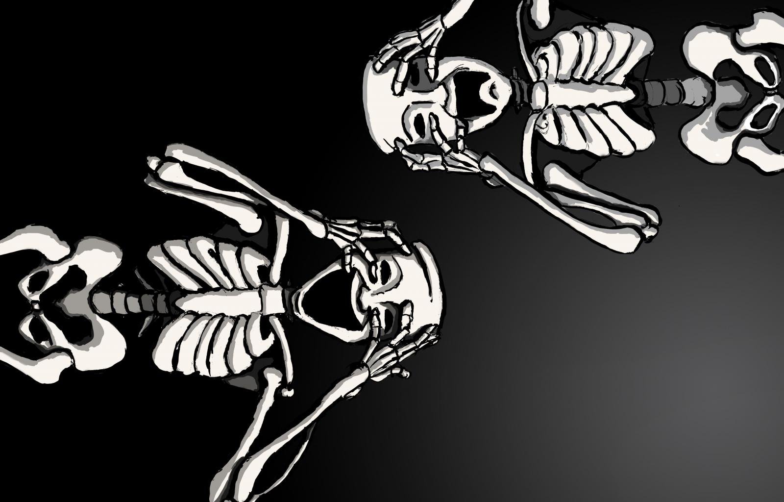 Download hd 1600x1024 Skeleton desktop background ID:125497 for free