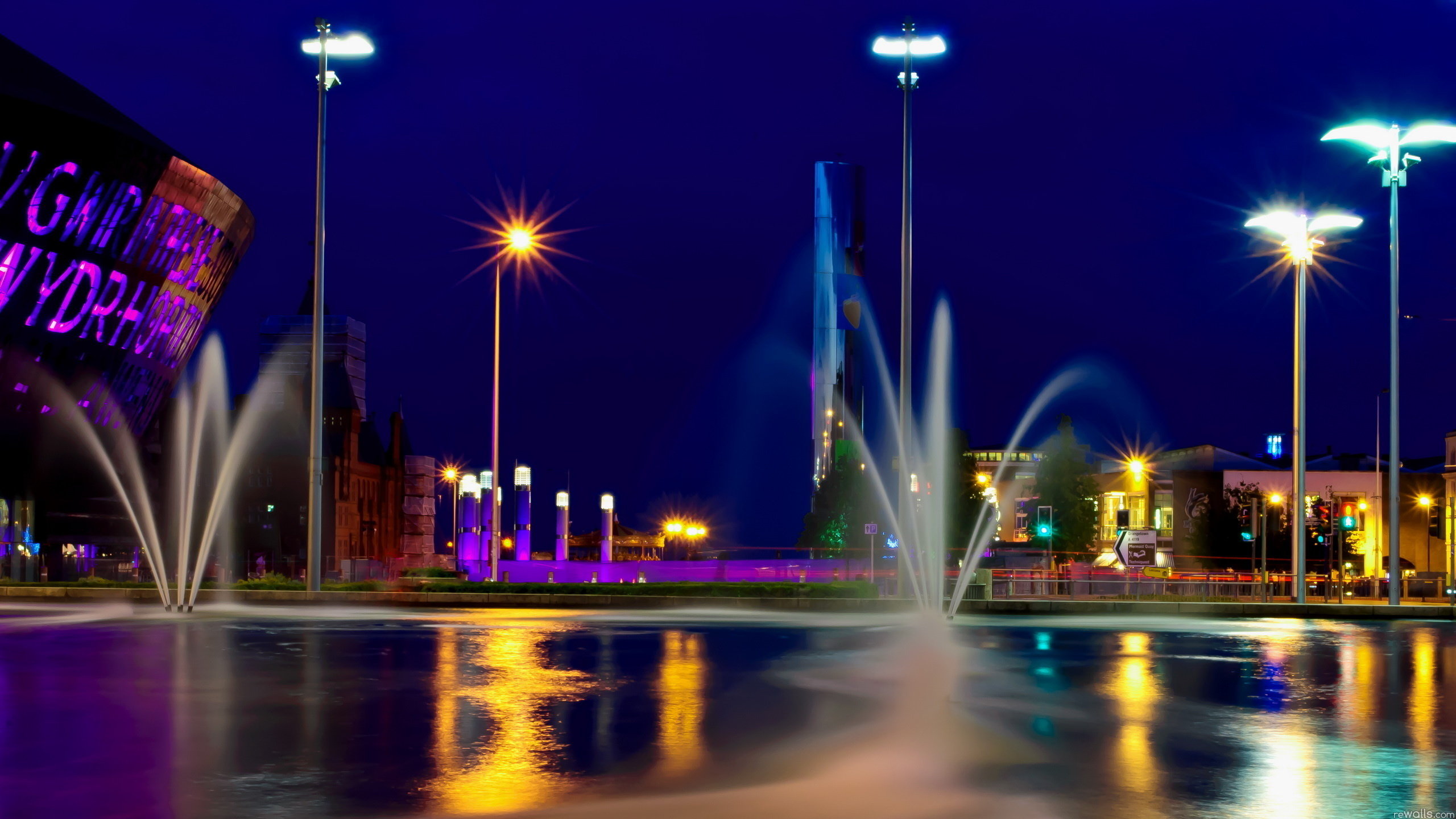 Awesome Fountain free background ID:494810 for hd 2560x1440 desktop