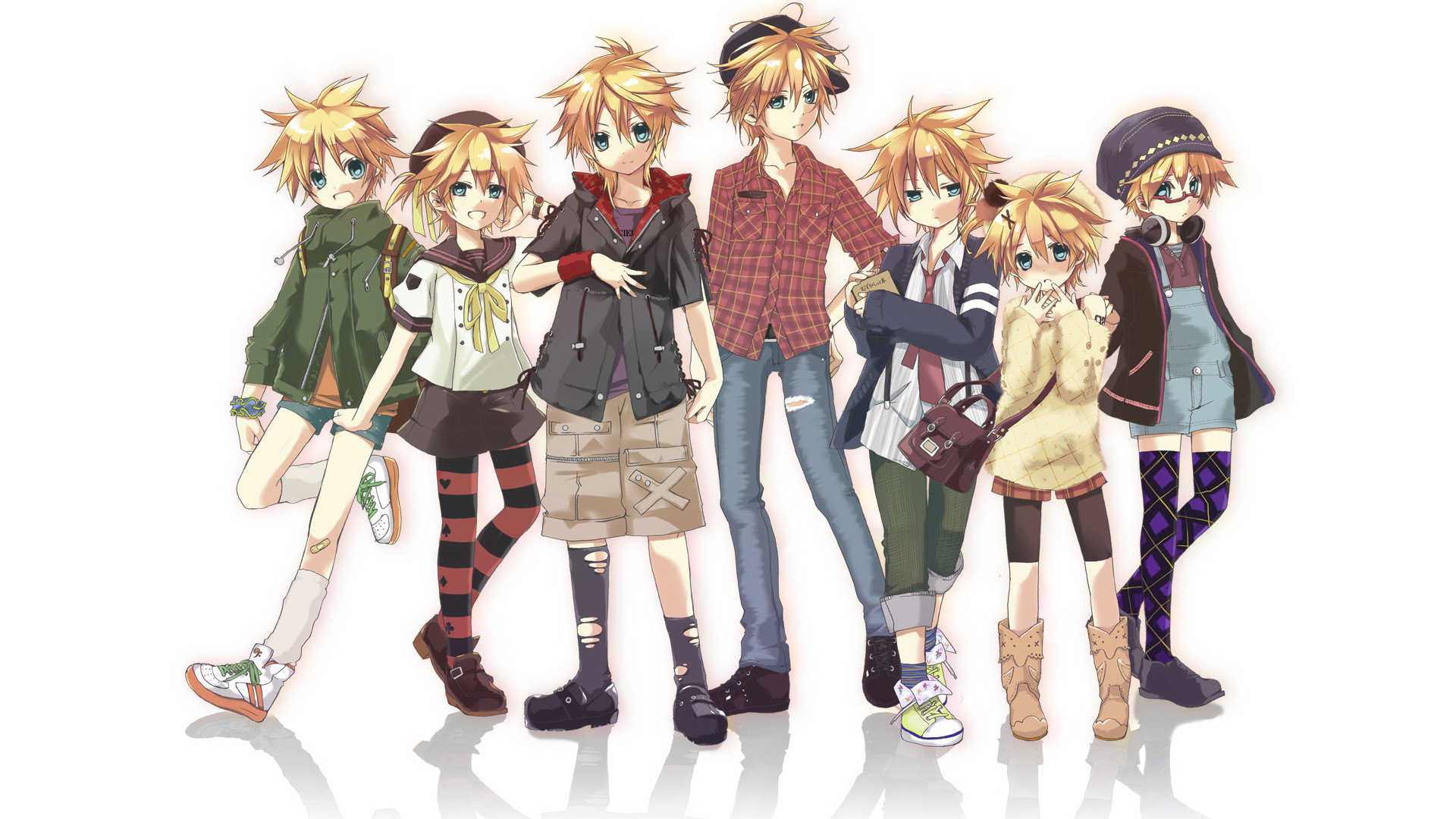 Download full hd 1080p Len Kagamine computer background ID:6608 for free
