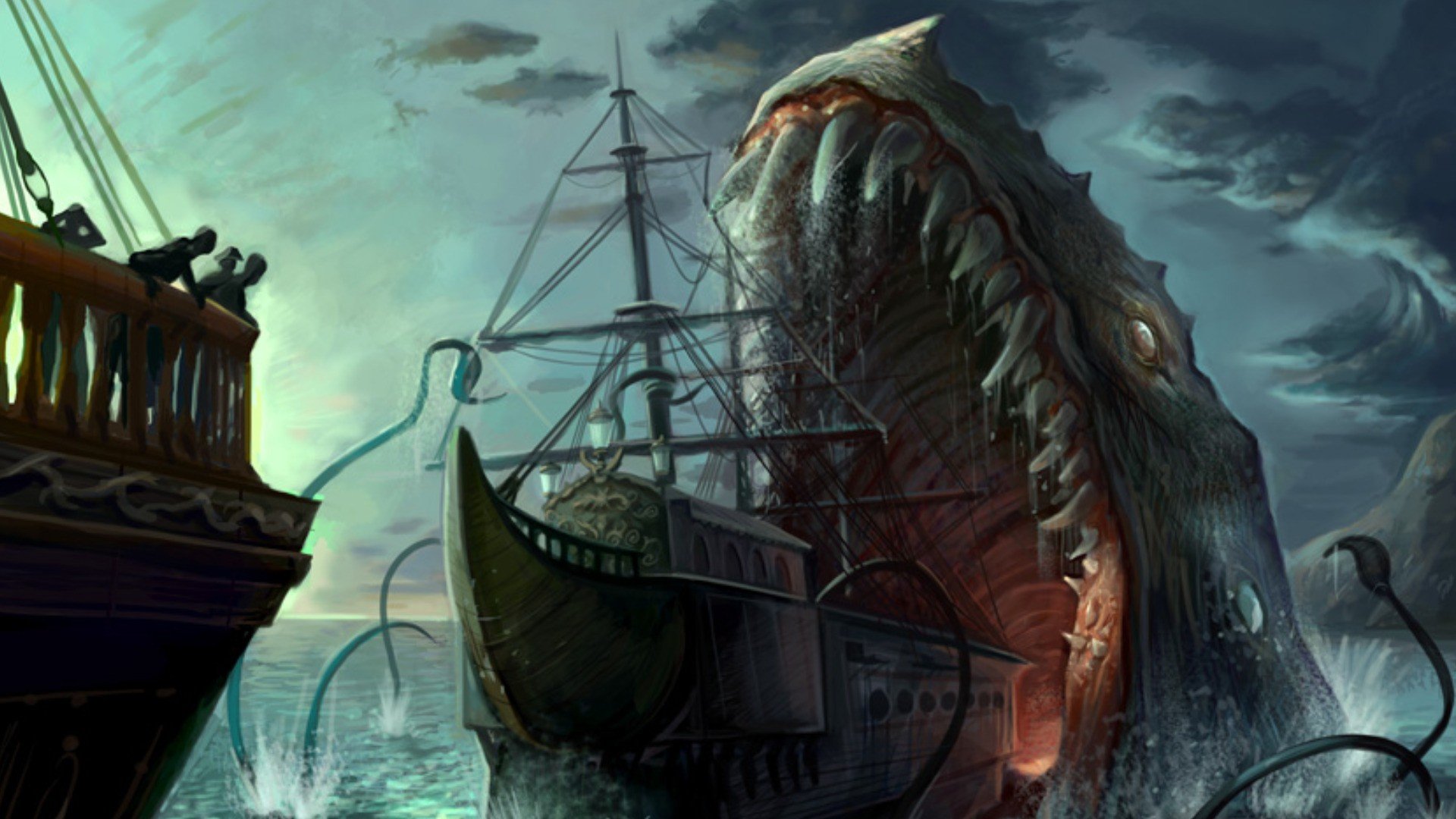 Free download Sea Monster background ID:373727 full hd 1920x1080 for PC