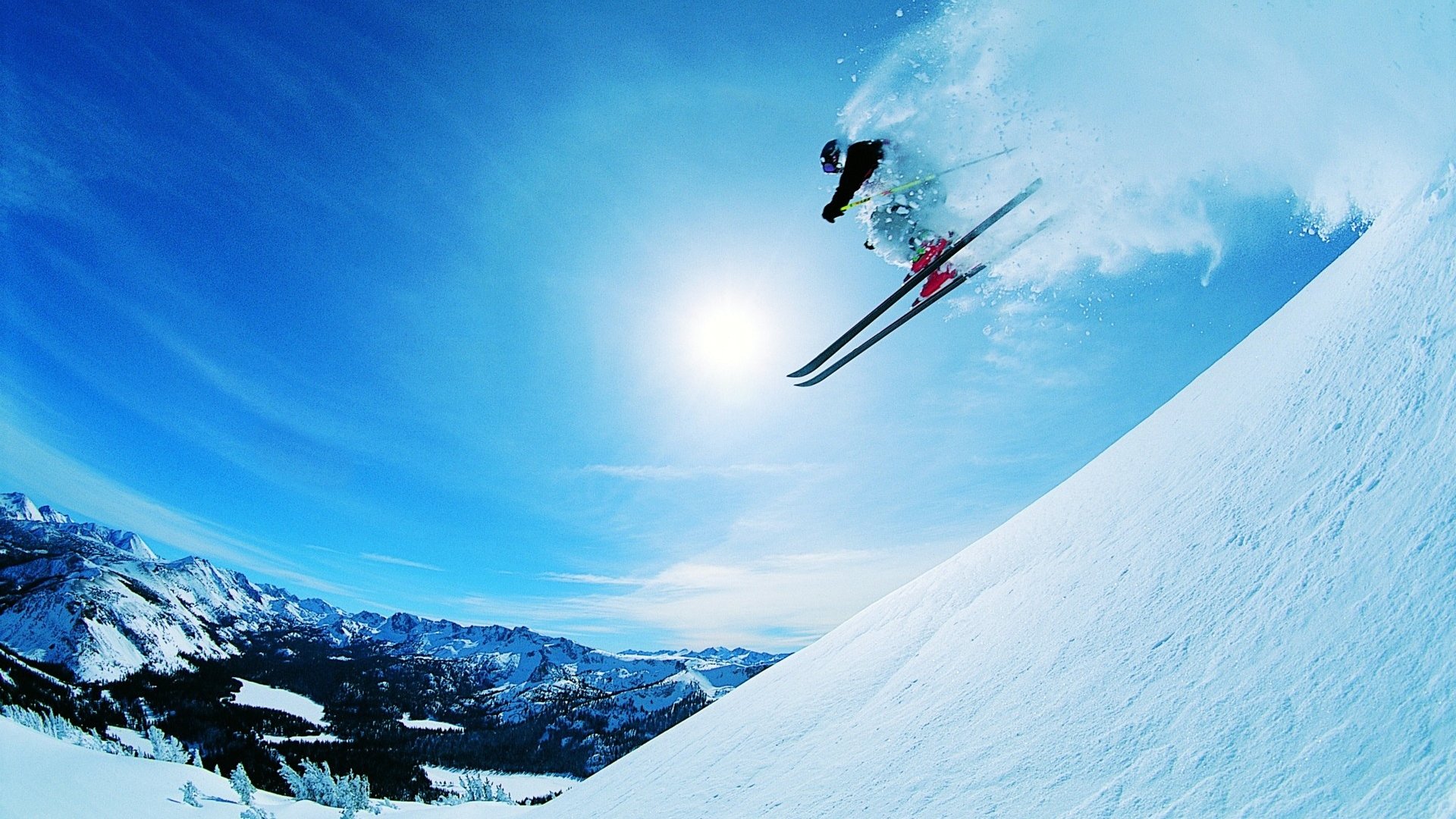 Download hd 1920x1080 Skiing computer background ID:27284 for free