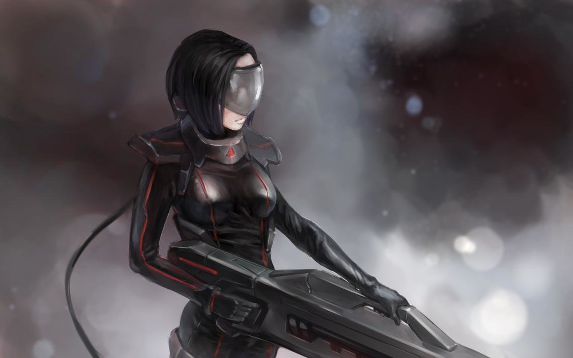 High resolution Space girl hd 1152x720 wallpaper ID:72085 for PC