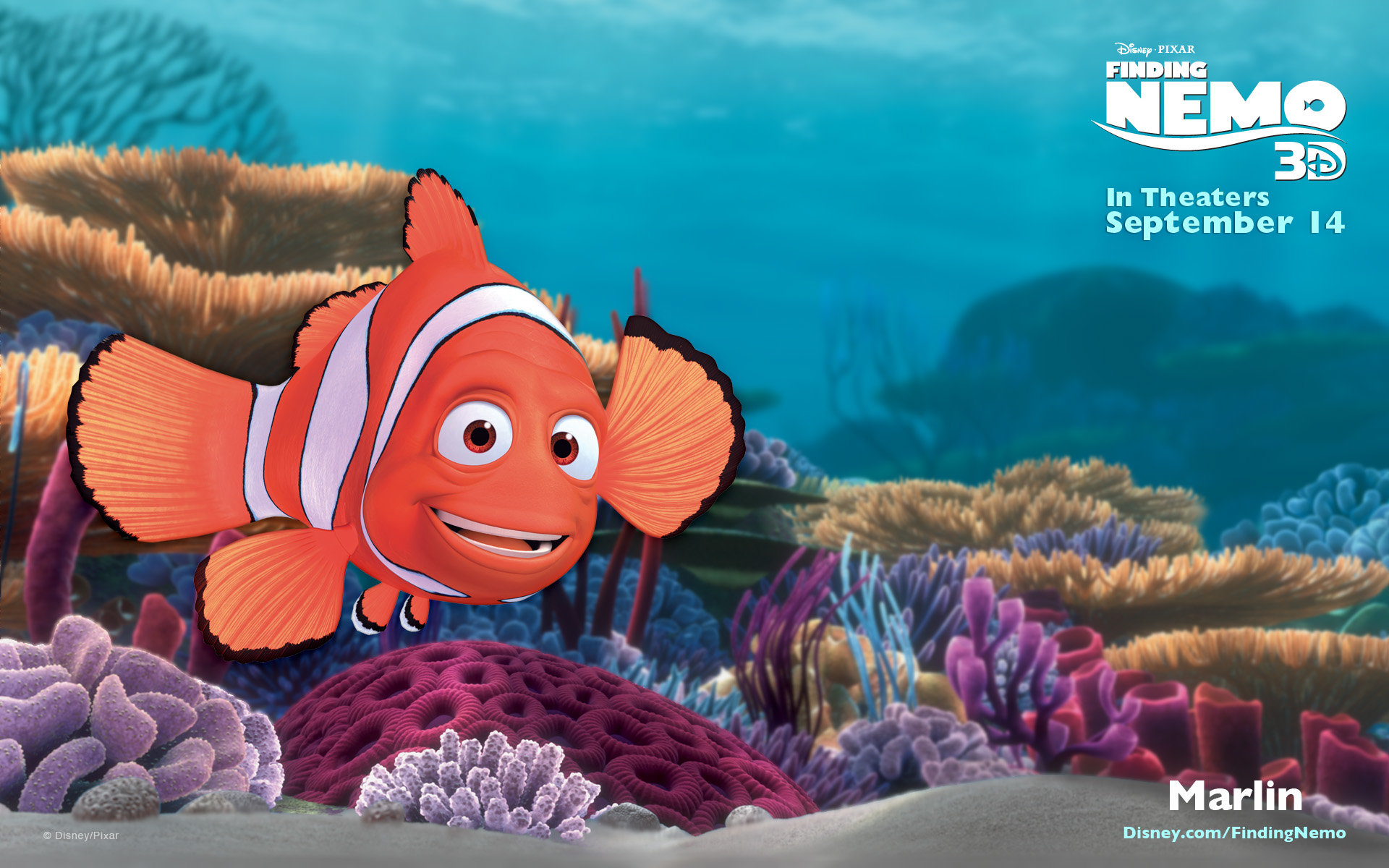 Finding Nemo backgrounds HD for desktop.