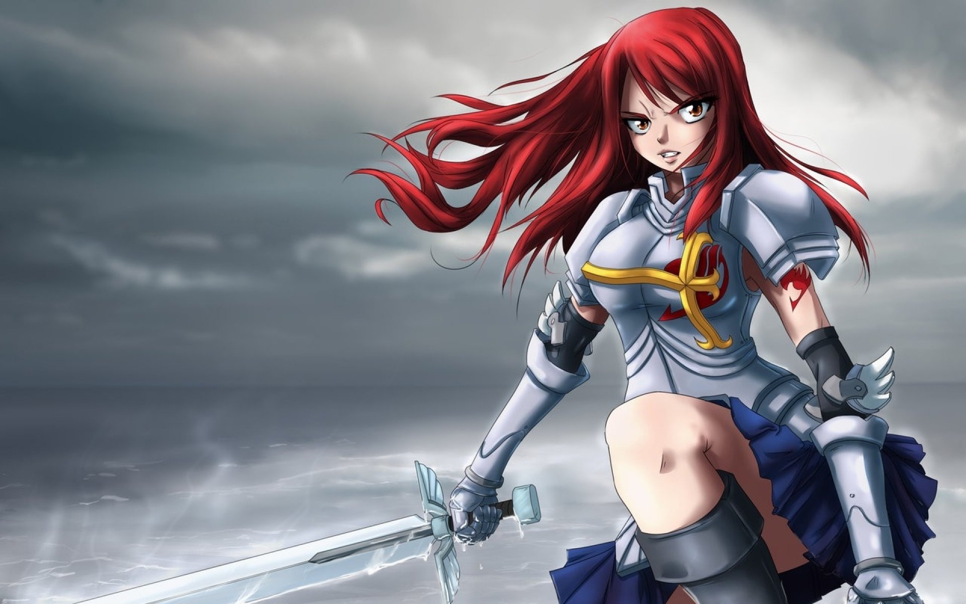 Awesome Erza Scarlet free wallpaper ID:40882 for hd 1920x1200 computer