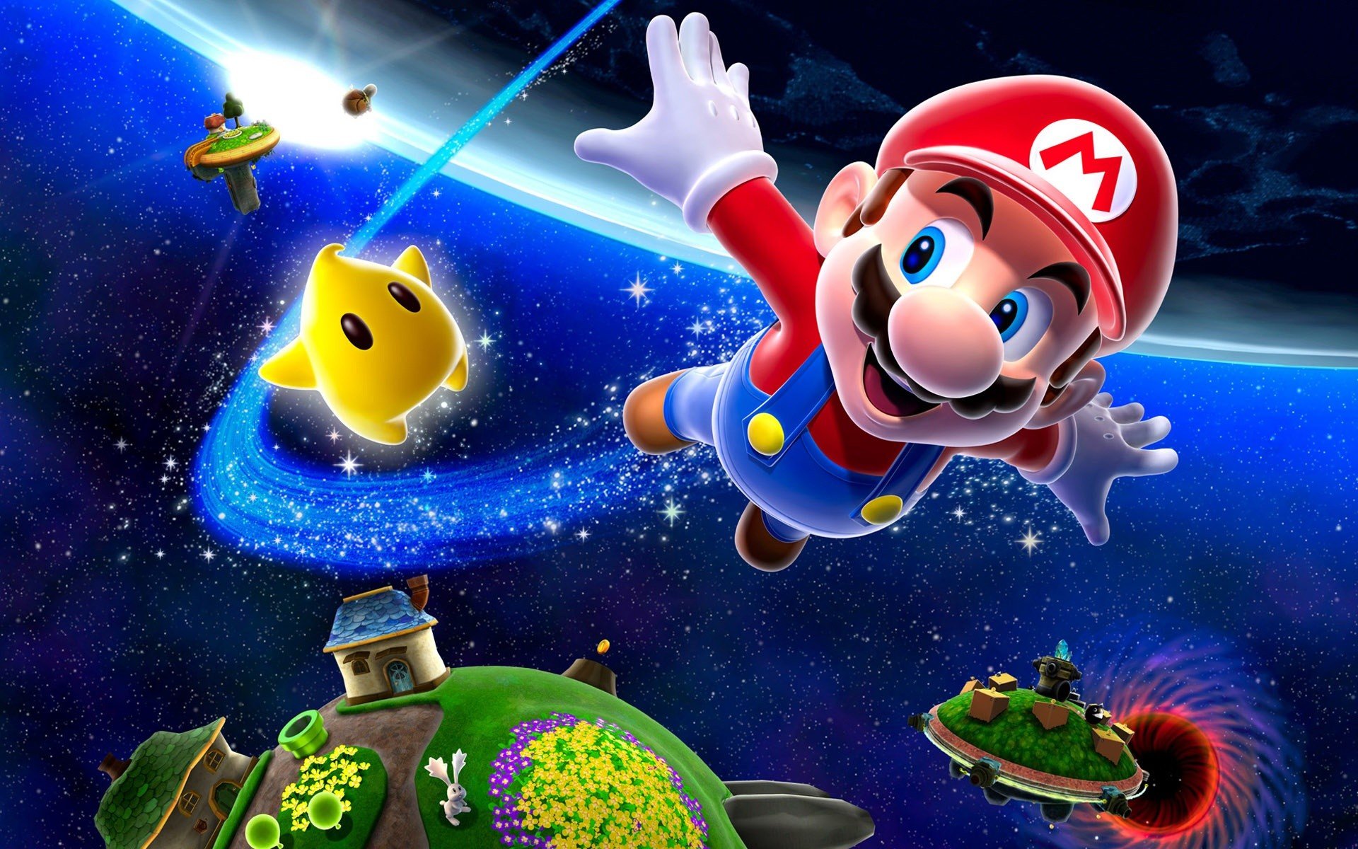 Awesome Super Mario Galaxy free wallpaper ID:421330 for hd 1920x1200 PC