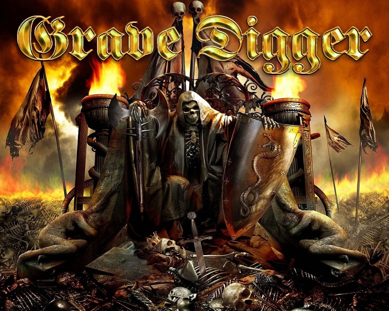 Download hd 1280x1024 Grave Digger PC background ID:407590 for free