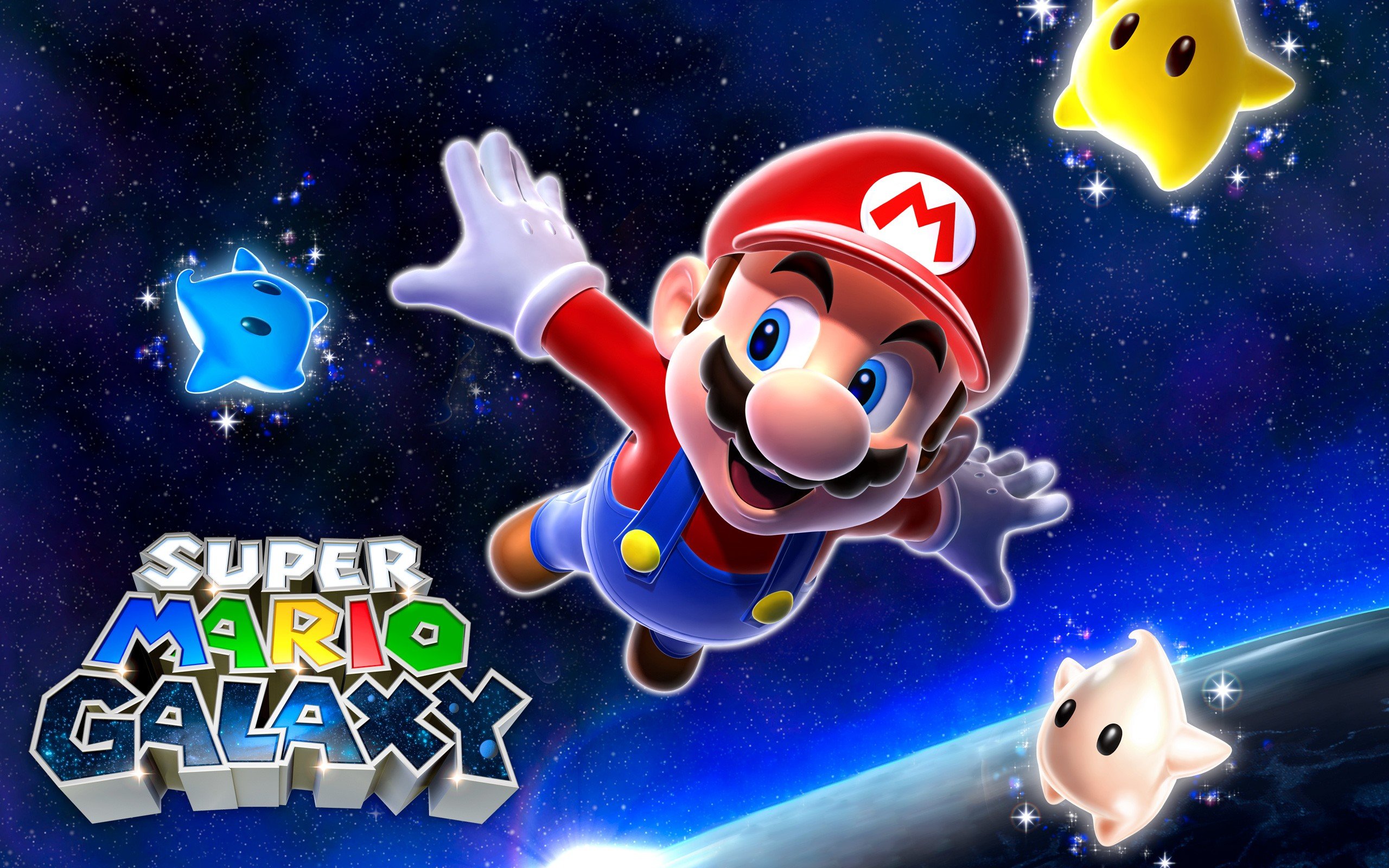 Super Mario Galaxy backgrounds HD for desktop.