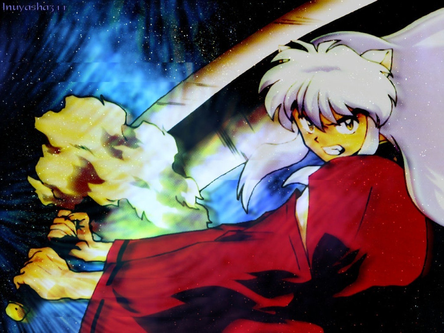Download hd 1440x1080 InuYasha PC background ID:45897 for free