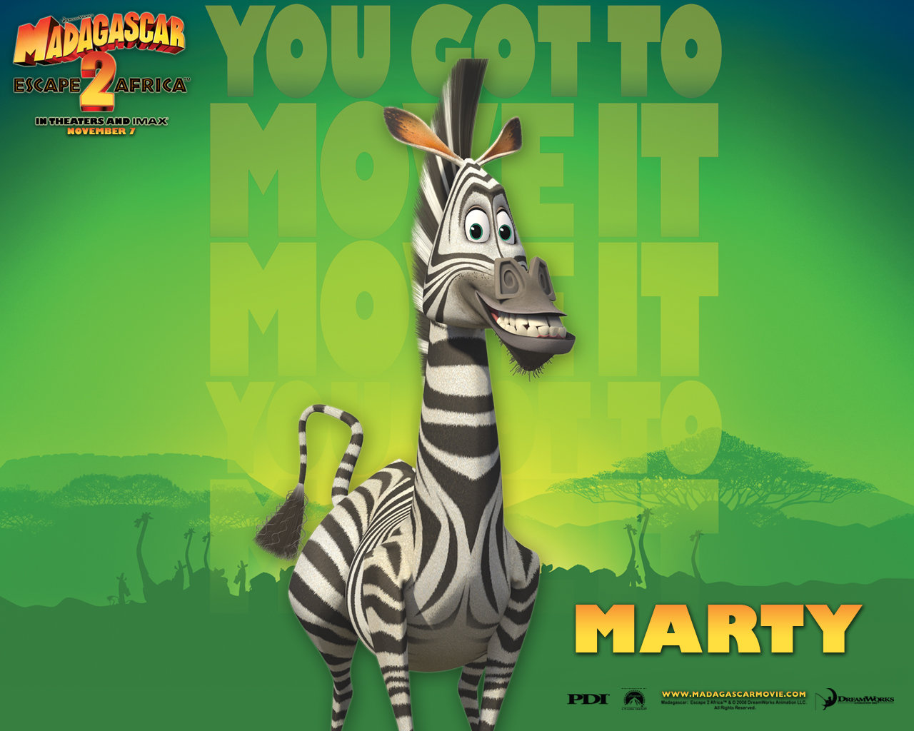 High resolution Madagascar: Escape 2 Africa hd 1280x1024 background ID:449011 for PC