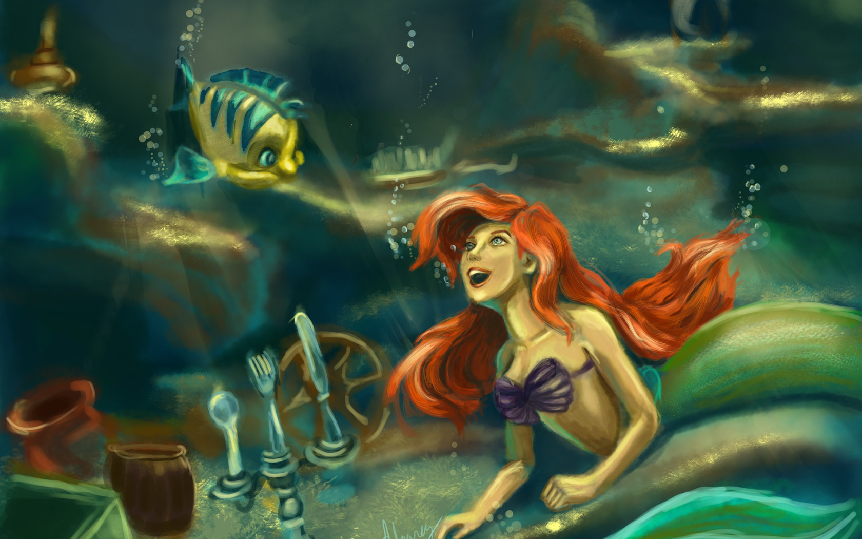 Awesome Little Mermaid free background ID:321516 for hd 1680x1050 desktop