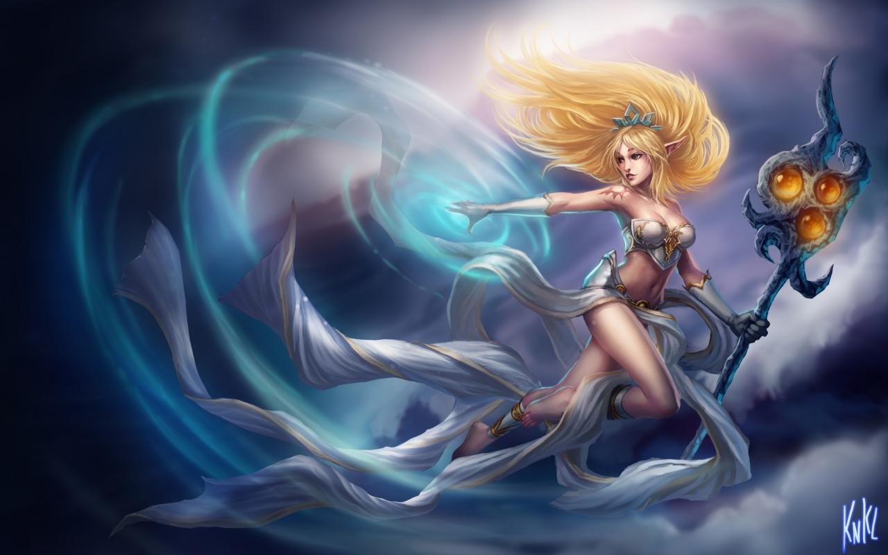 Download hd 1280x800 Janna (League Of Legends) PC background ID:172842 for free