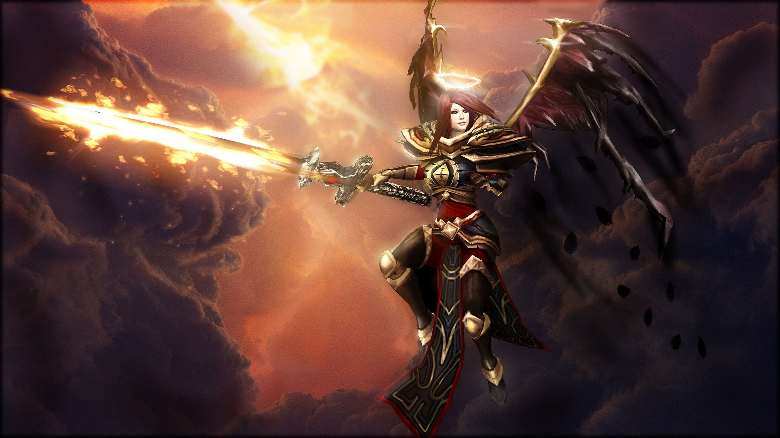 Download hd 2560x1440 Kayle (League Of Legends) PC wallpaper ID:171222 for free