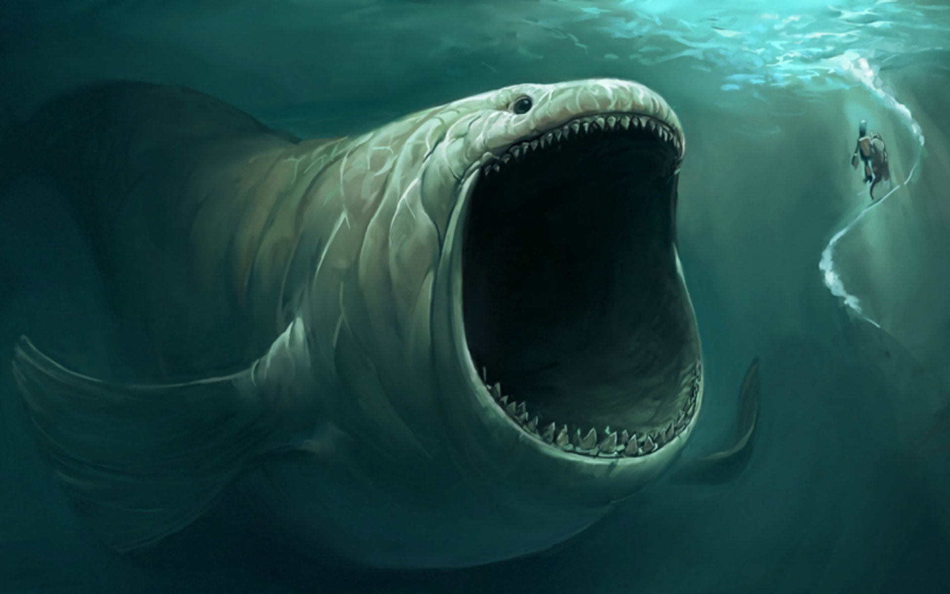 High resolution Sea Monster hd 1920x1200 wallpaper ID:373768 for computer