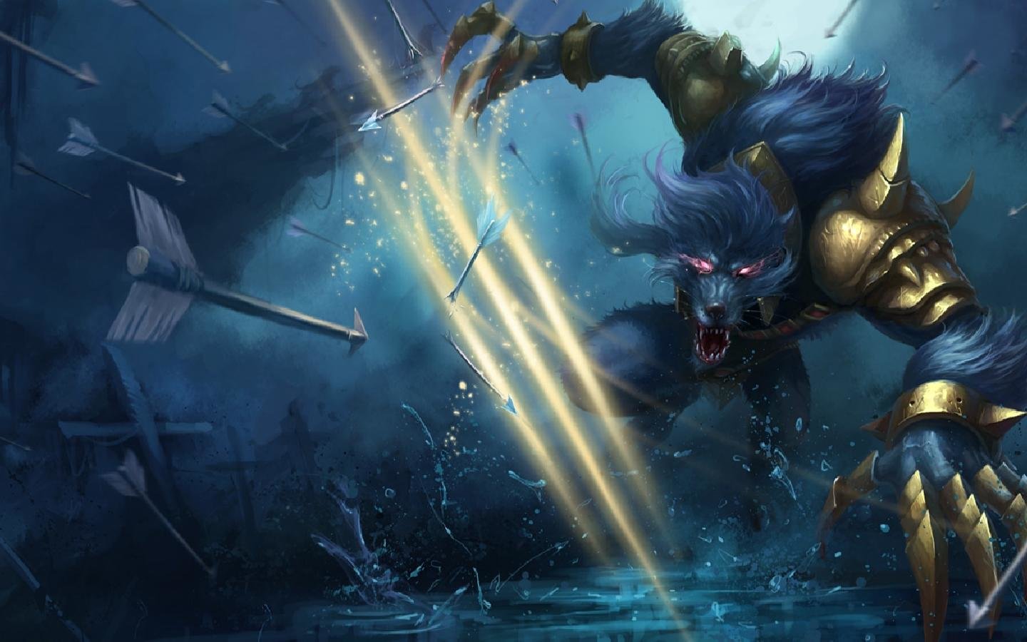 Free download Warwick (League Of Legends) wallpaper ID:172177 hd 1440x900 for computer