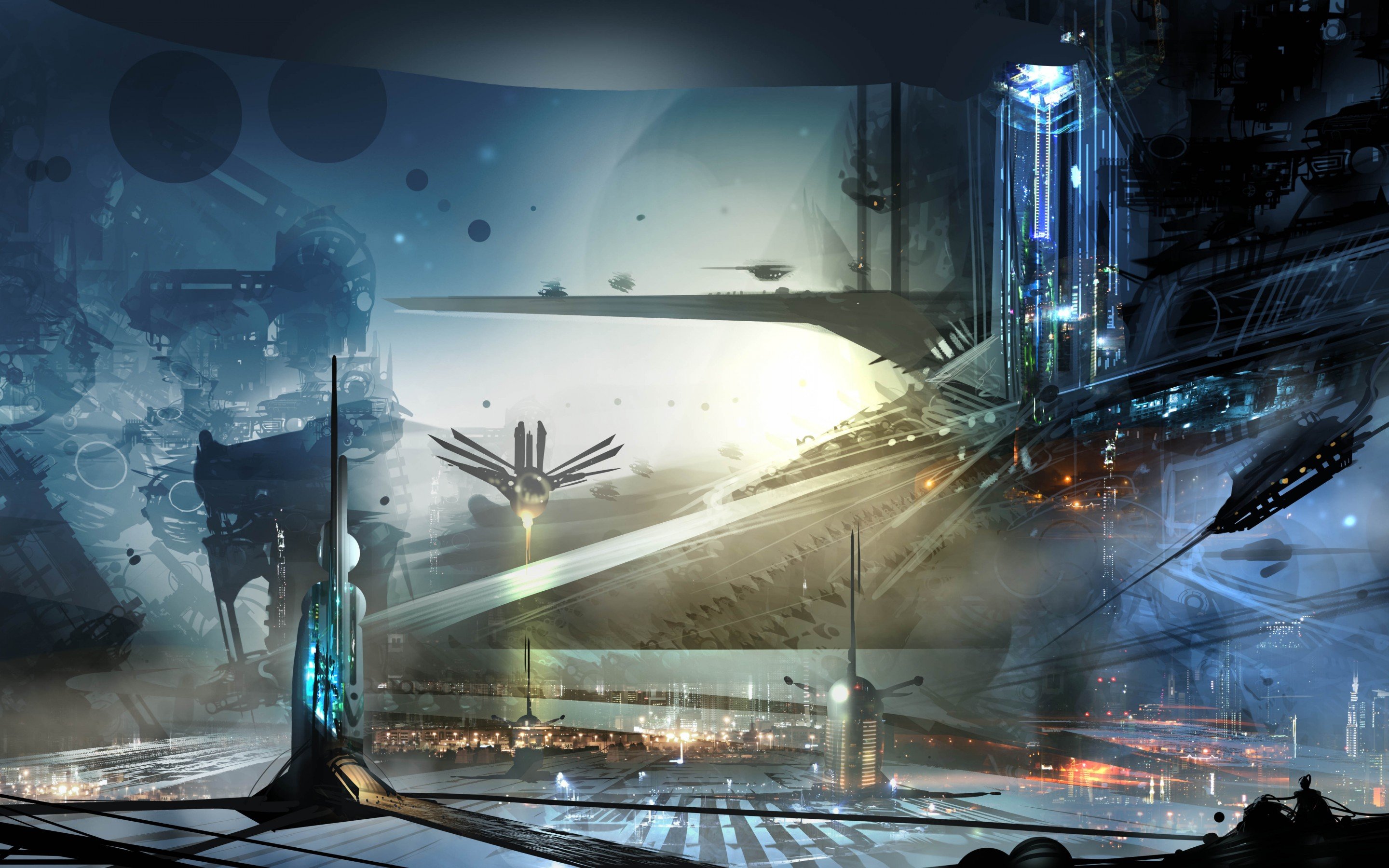 Free Sci Fi landscape high quality background ID:232848 for hd 2880x1800 desktop