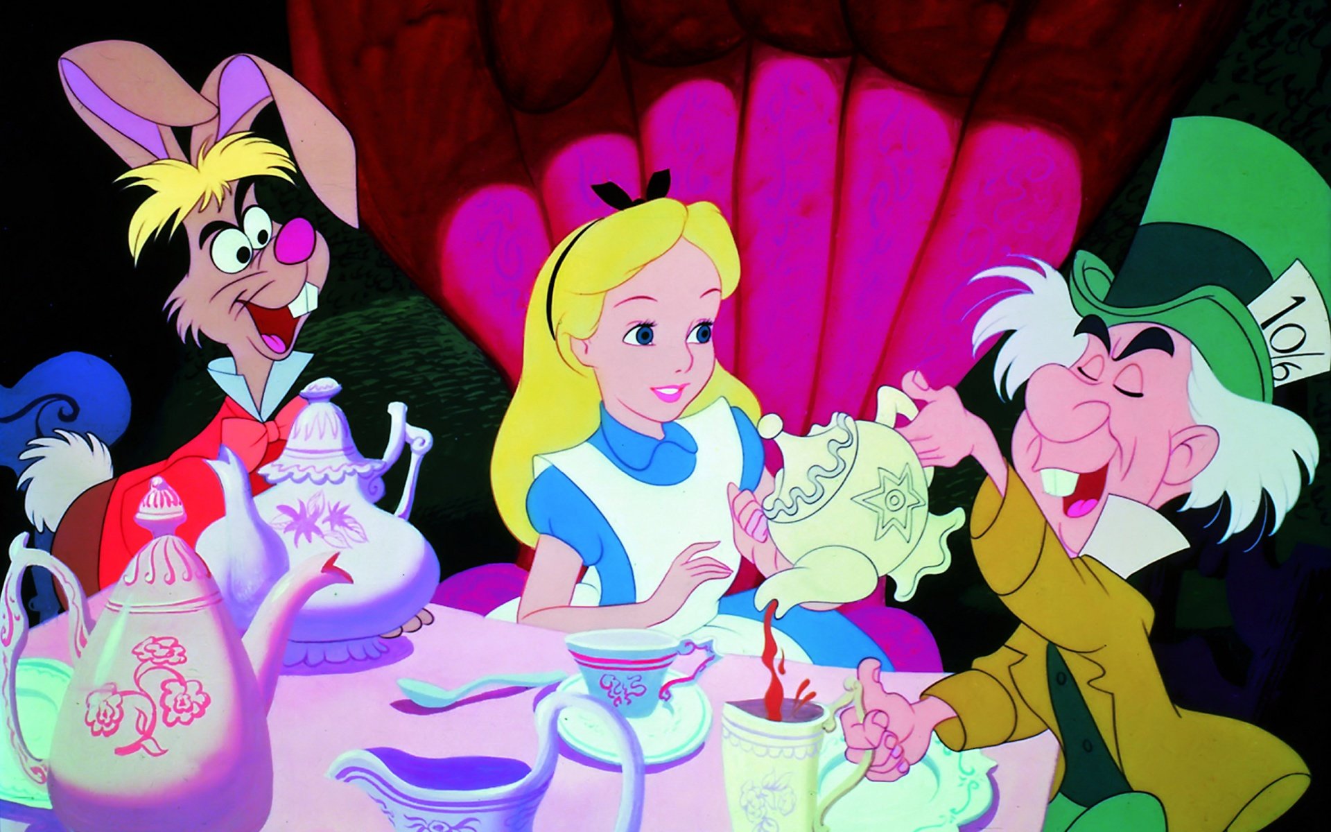 Free Alice In Wonderland Disney Cartoon high quality background ID:383891 for hd 1920x1200 computer