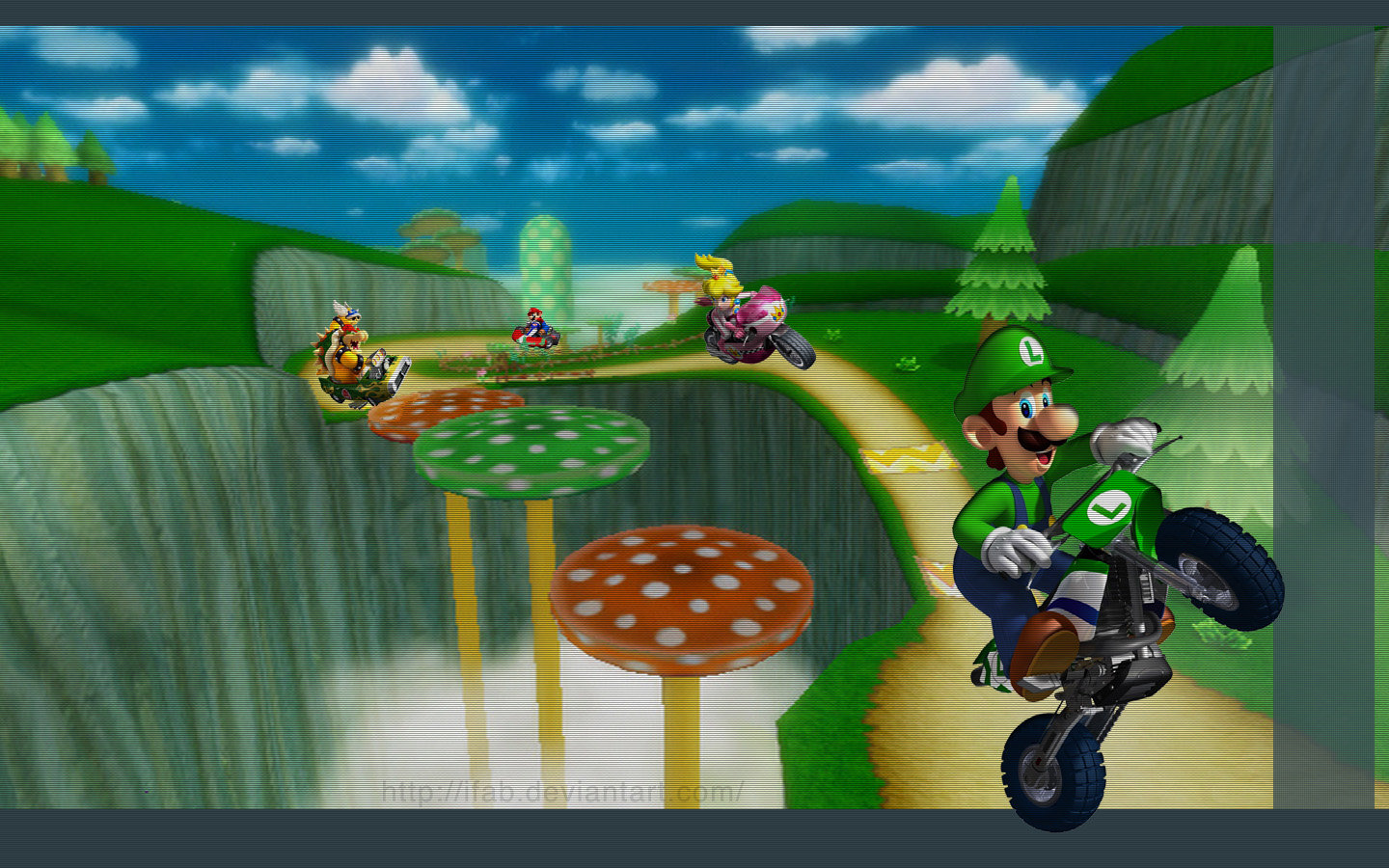 High resolution Mario Kart Wii hd 1440x900 wallpaper ID:324487 for desktop