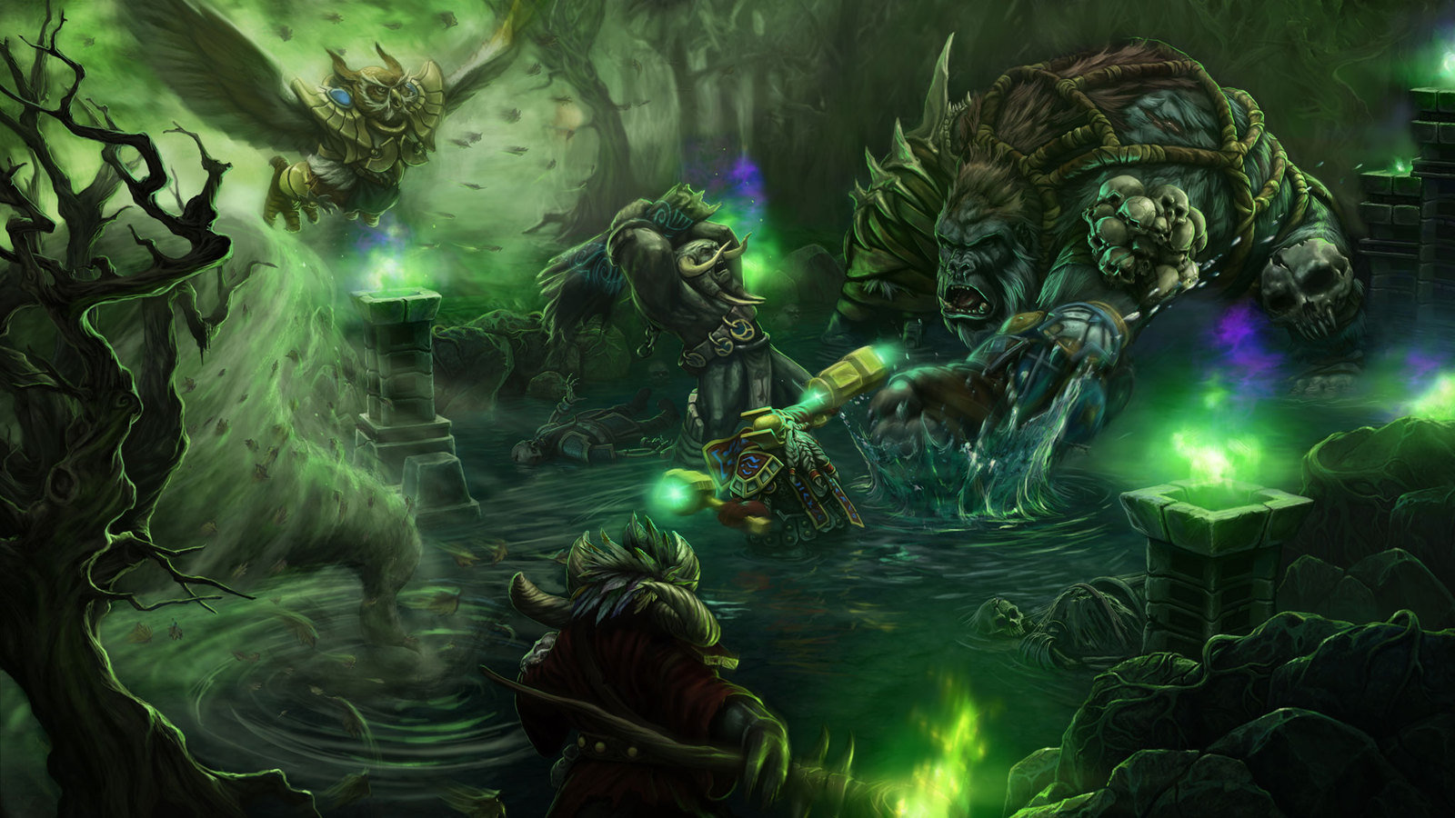 Download hd 1600x900 Heroes Of Newerth PC background ID:186084 for free