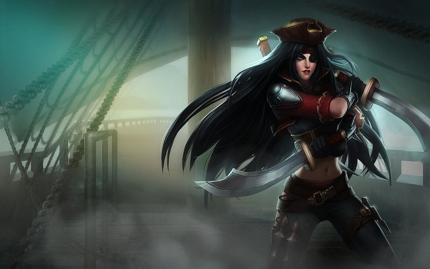Download hd 1440x900 Katarina (League Of Legends) desktop background ID:172836 for free