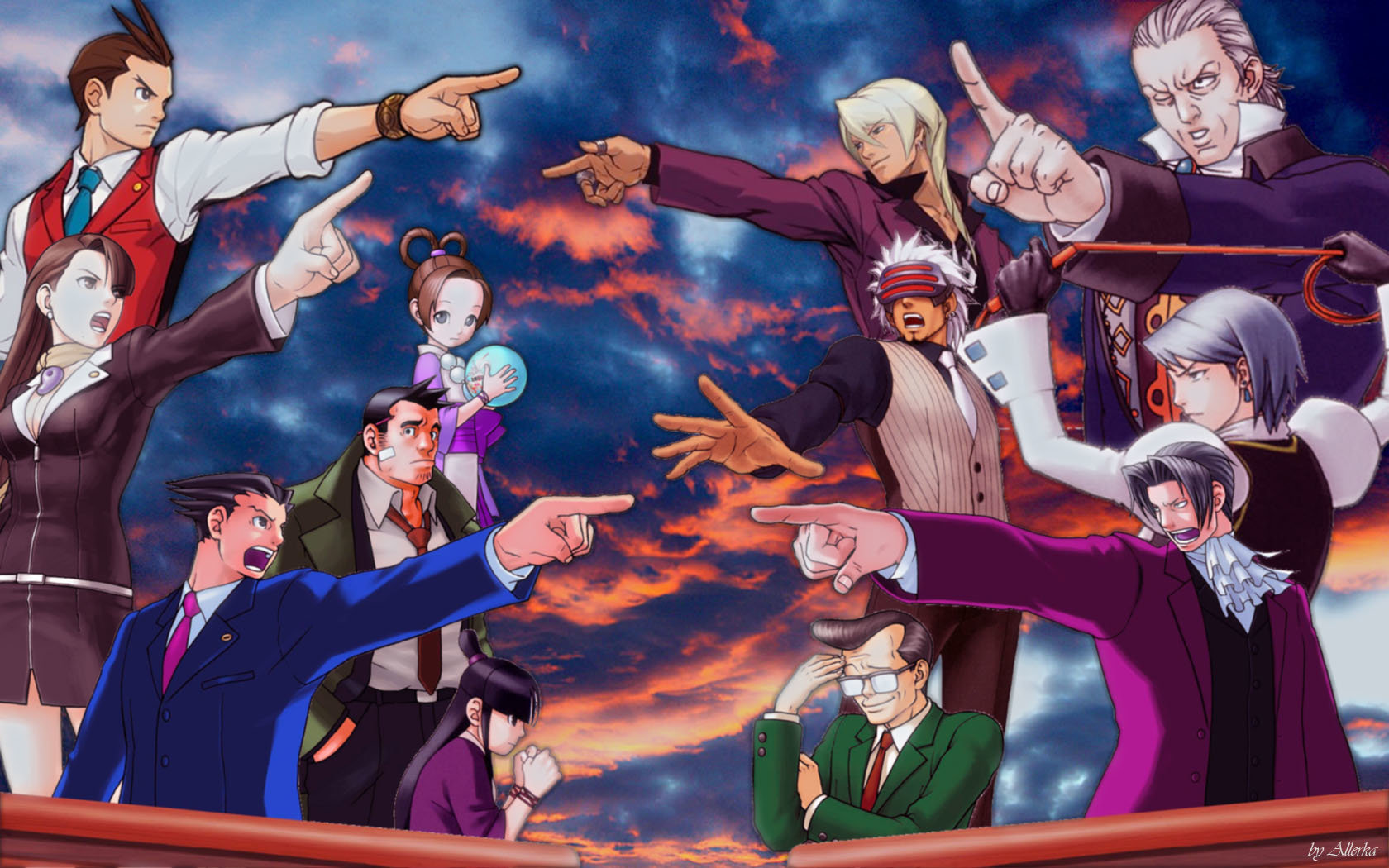 Phoenix Wright: Ace Attorney backgrounds HD for desktop.