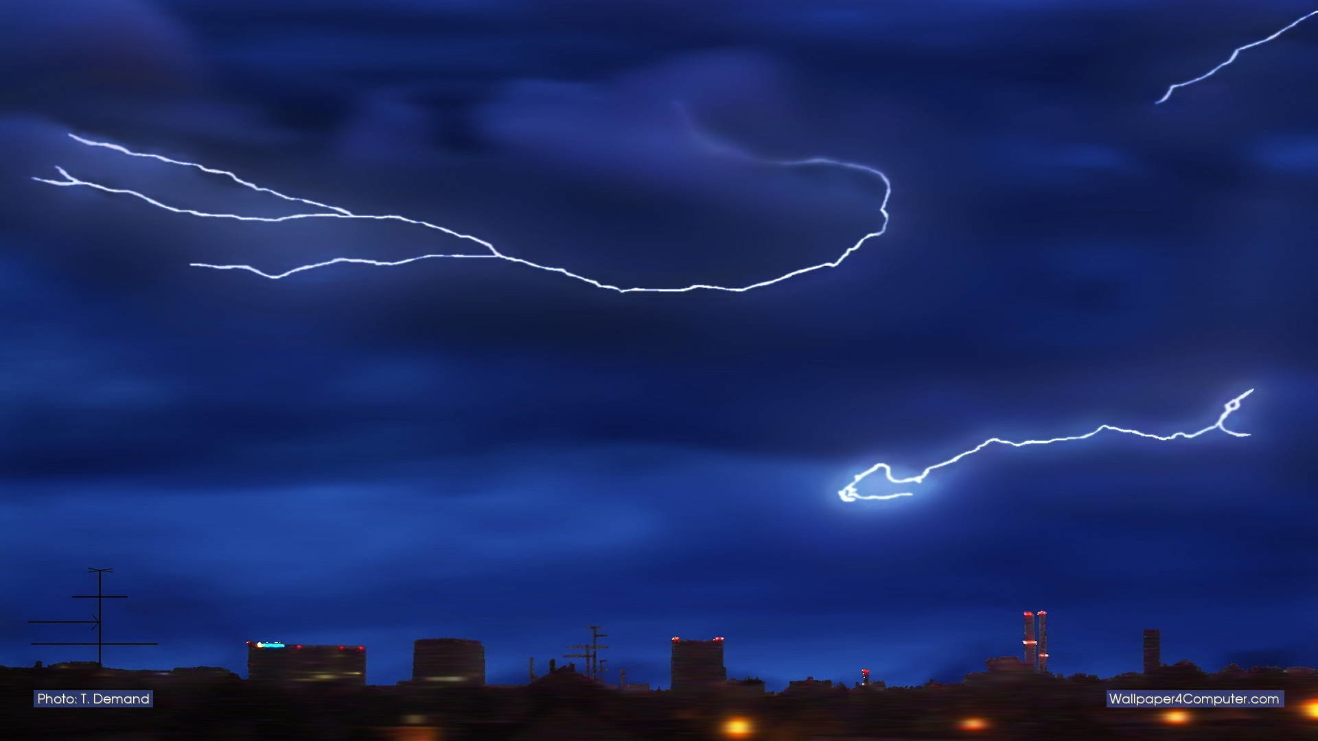 High resolution Lightning full hd 1080p background ID:214026 for computer