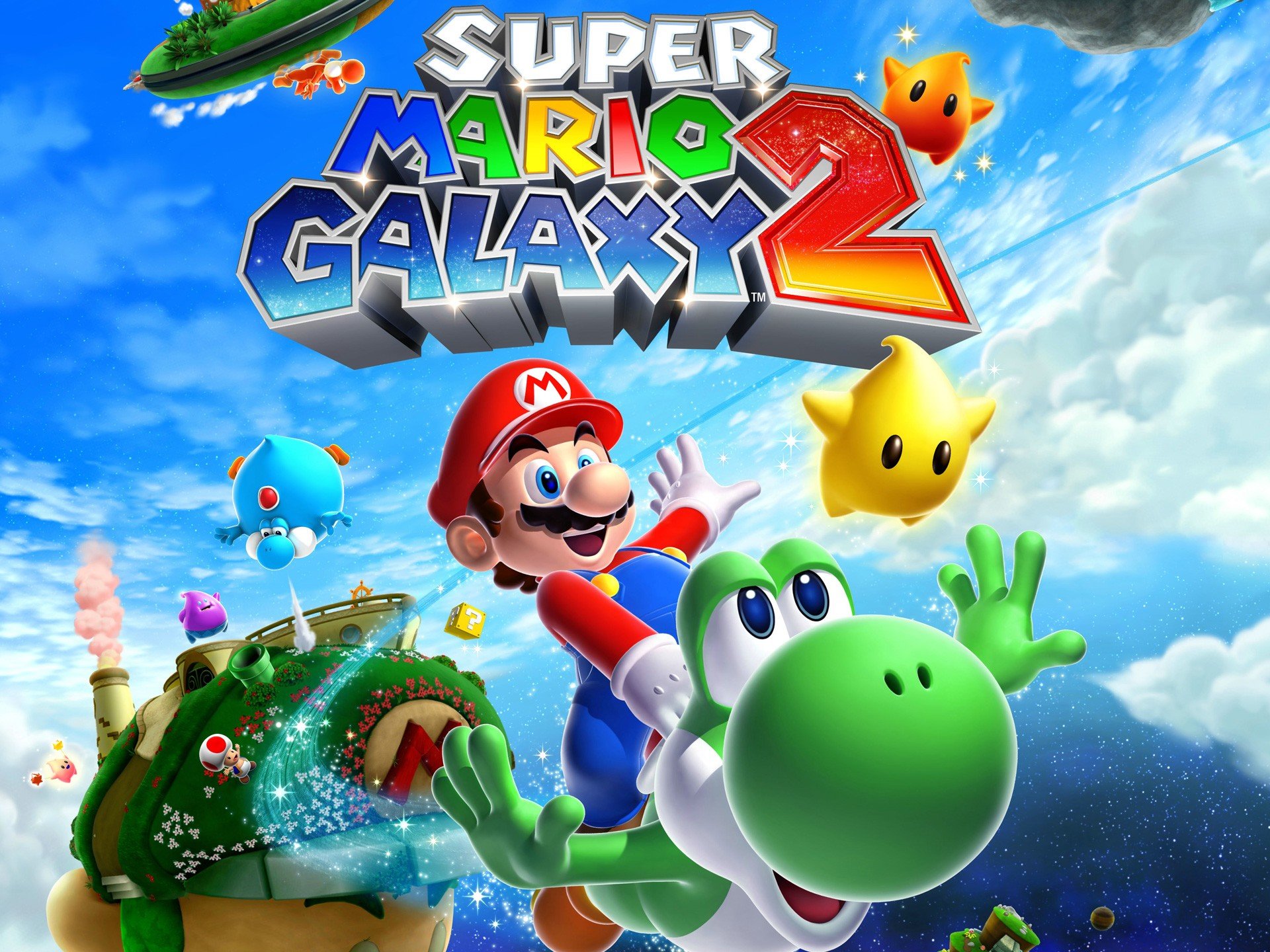 Download hd 1920x1440 Super Mario Galaxy 2 computer background ID:7749 for free