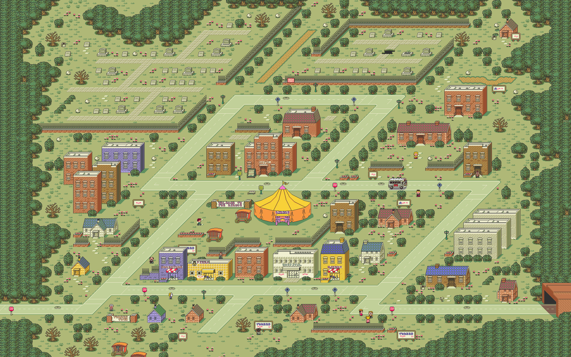 High resolution Earthbound hd 1920x1200 wallpaper ID:246305 for computer
