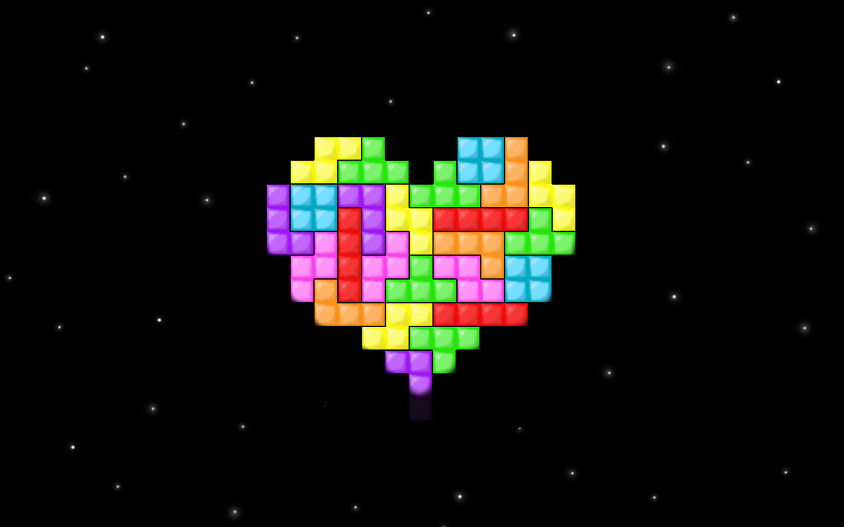 Download hd 1680x1050 Tetris computer background ID:450624 for free
