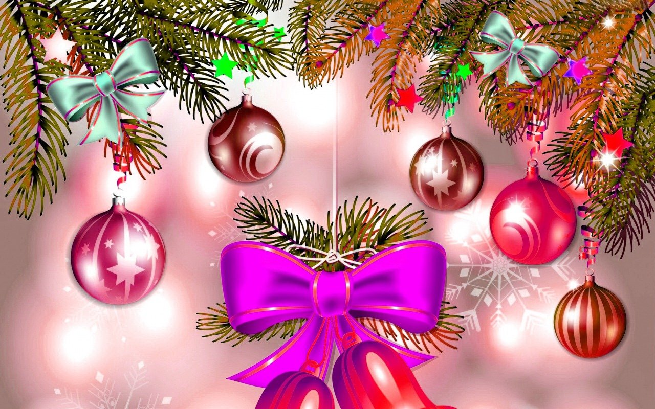 Best Christmas Ornaments/Decorations background ID:435413 for High Resolution hd 1280x800 PC