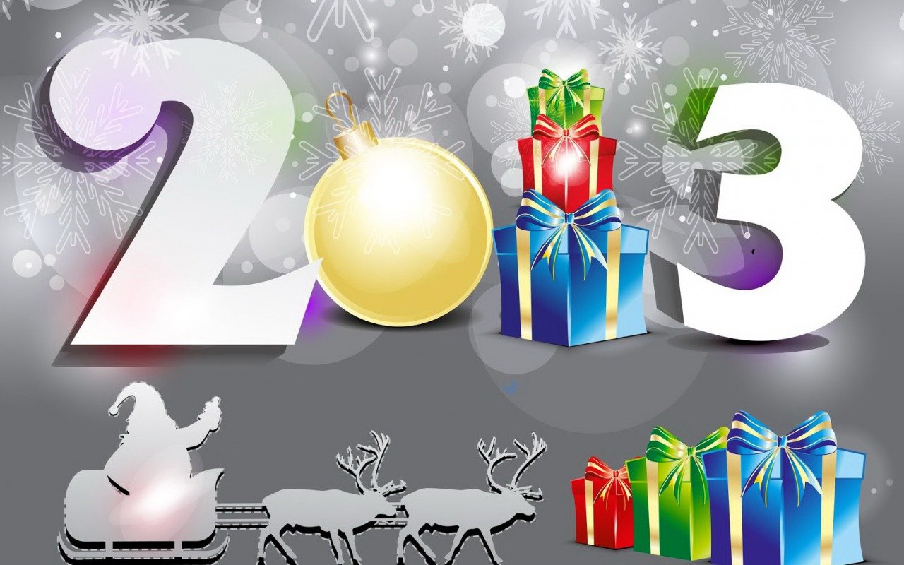 Best New Year 2013 background ID:115003 for High Resolution hd 1280x800 desktop