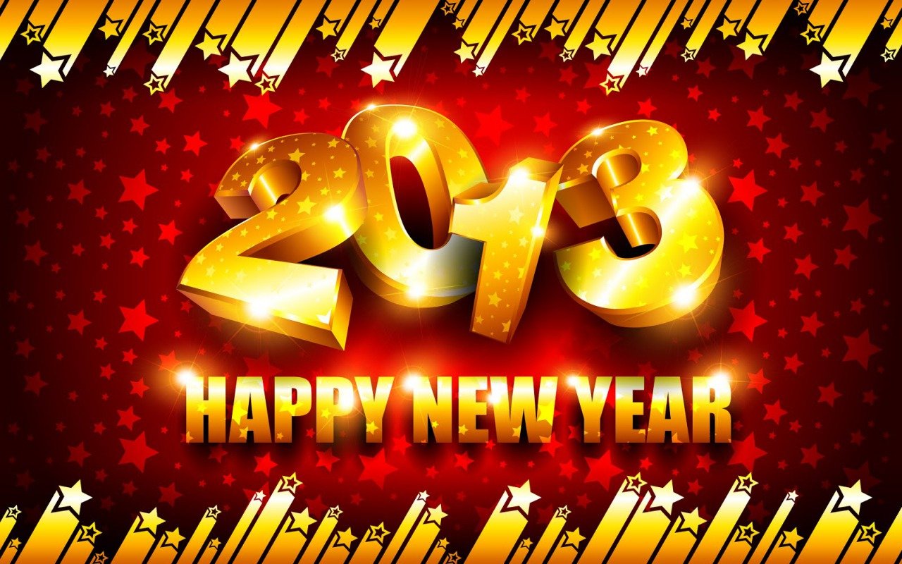 Free download New Year 2013 background ID:115004 hd 1280x800 for PC