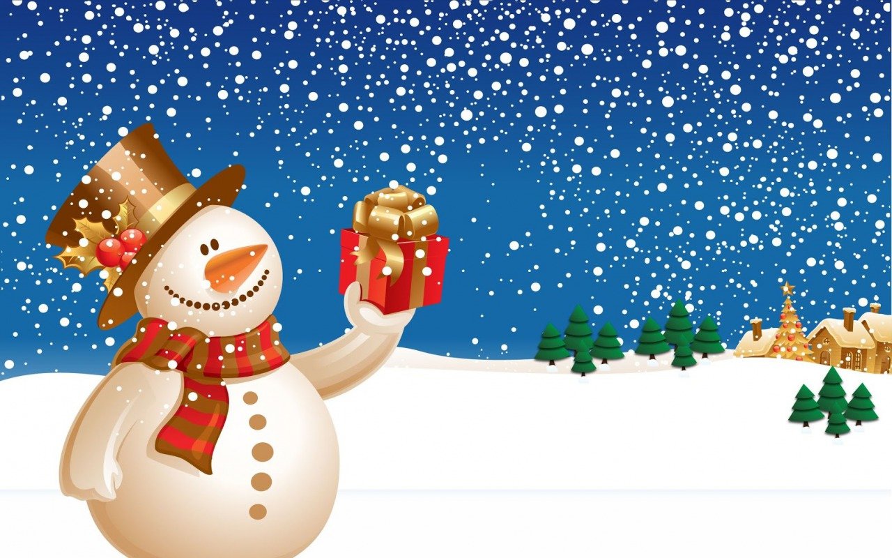 Free download Snowman wallpaper ID:434905 hd 1280x800 for PC