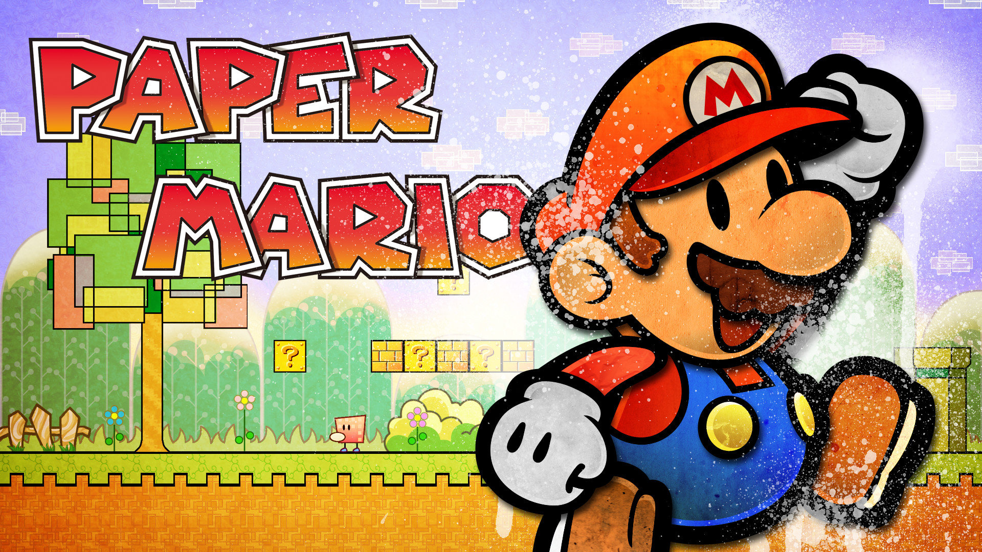 Download full hd 1080p Super Paper Mario computer wallpaper ID:408958 for free
