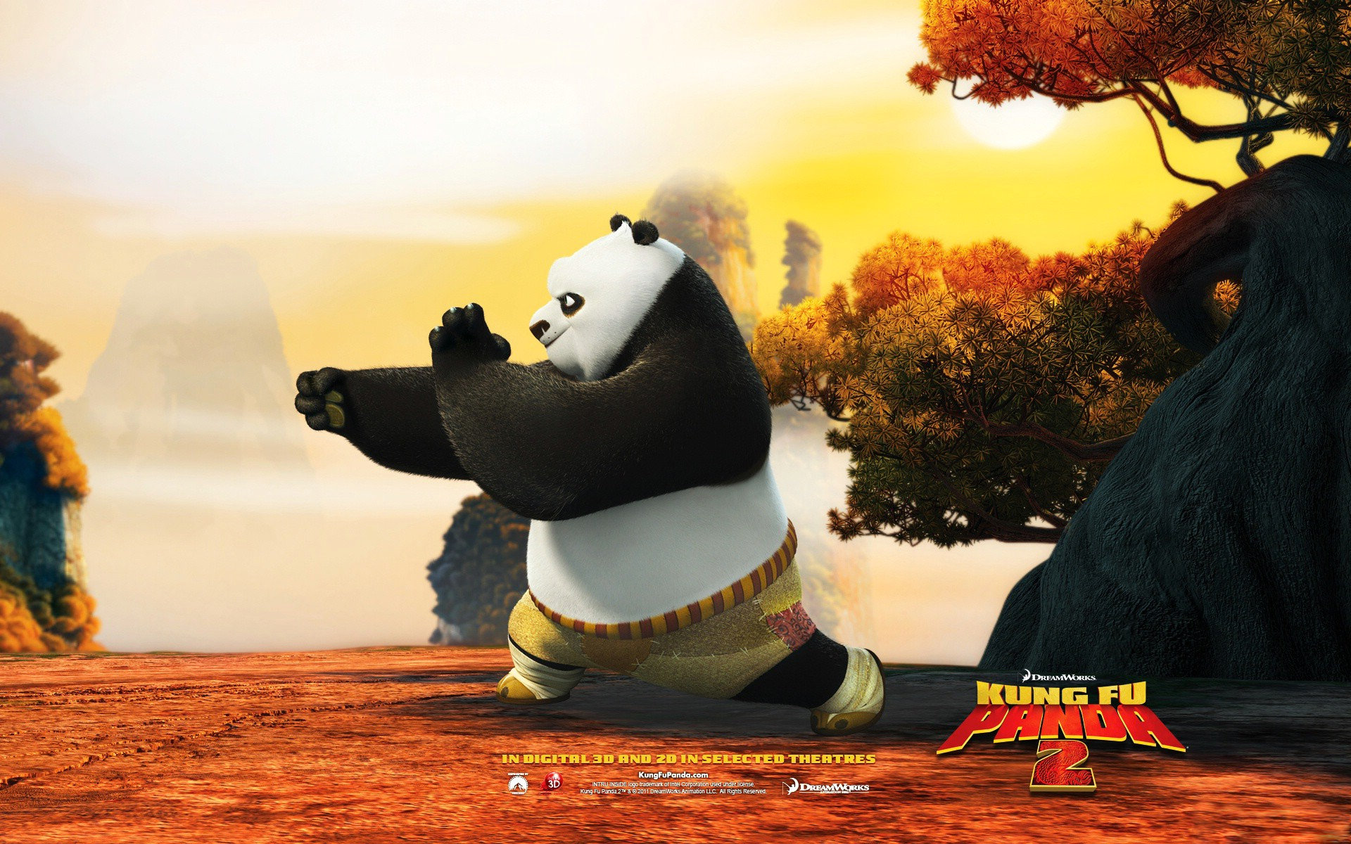 High resolution Kung Fu Panda 2 hd 1920x1200 wallpaper ID:207847 for computer