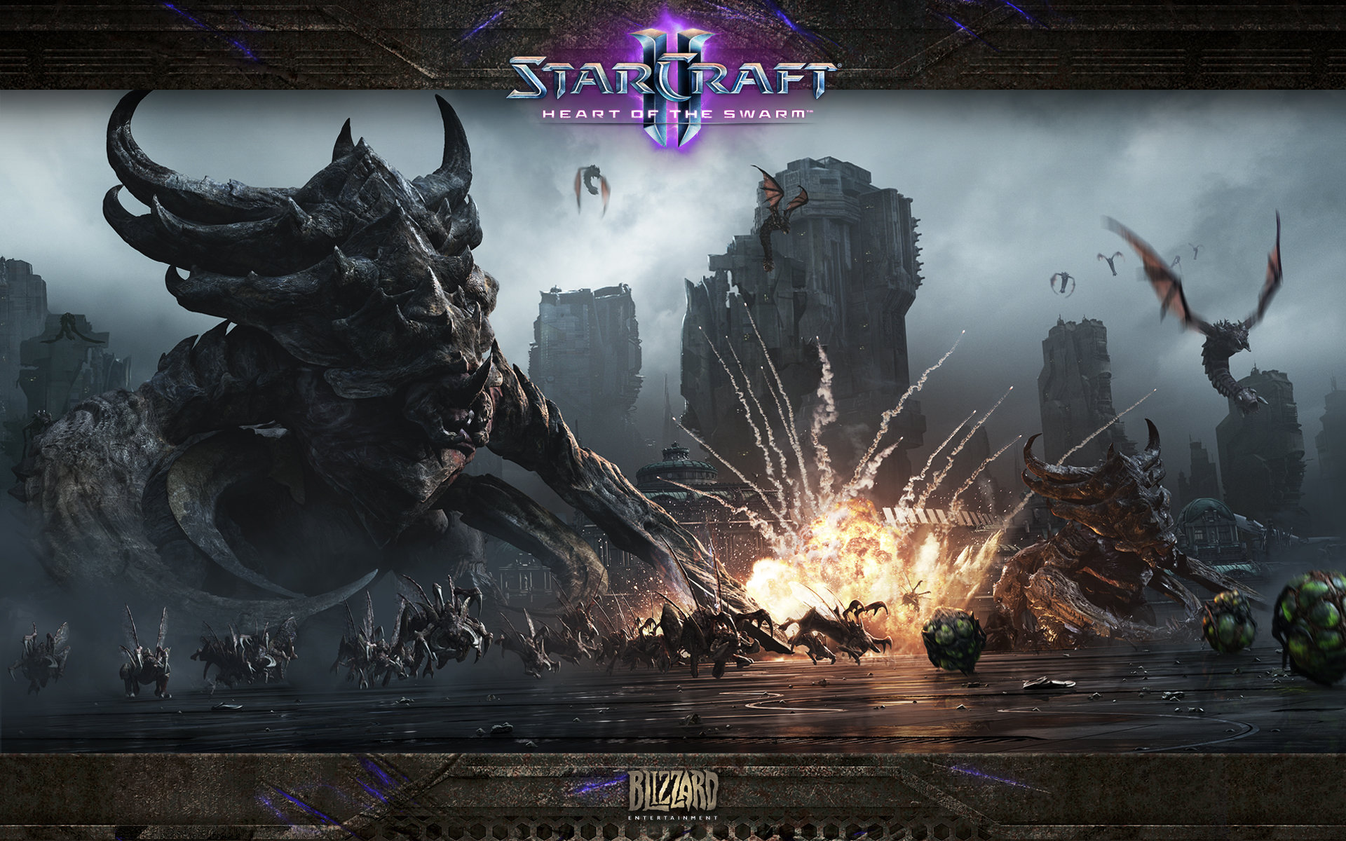 High resolution StarCraft 2: Heart Of The Swarm hd 1920x1200 wallpaper ID:127378 for desktop