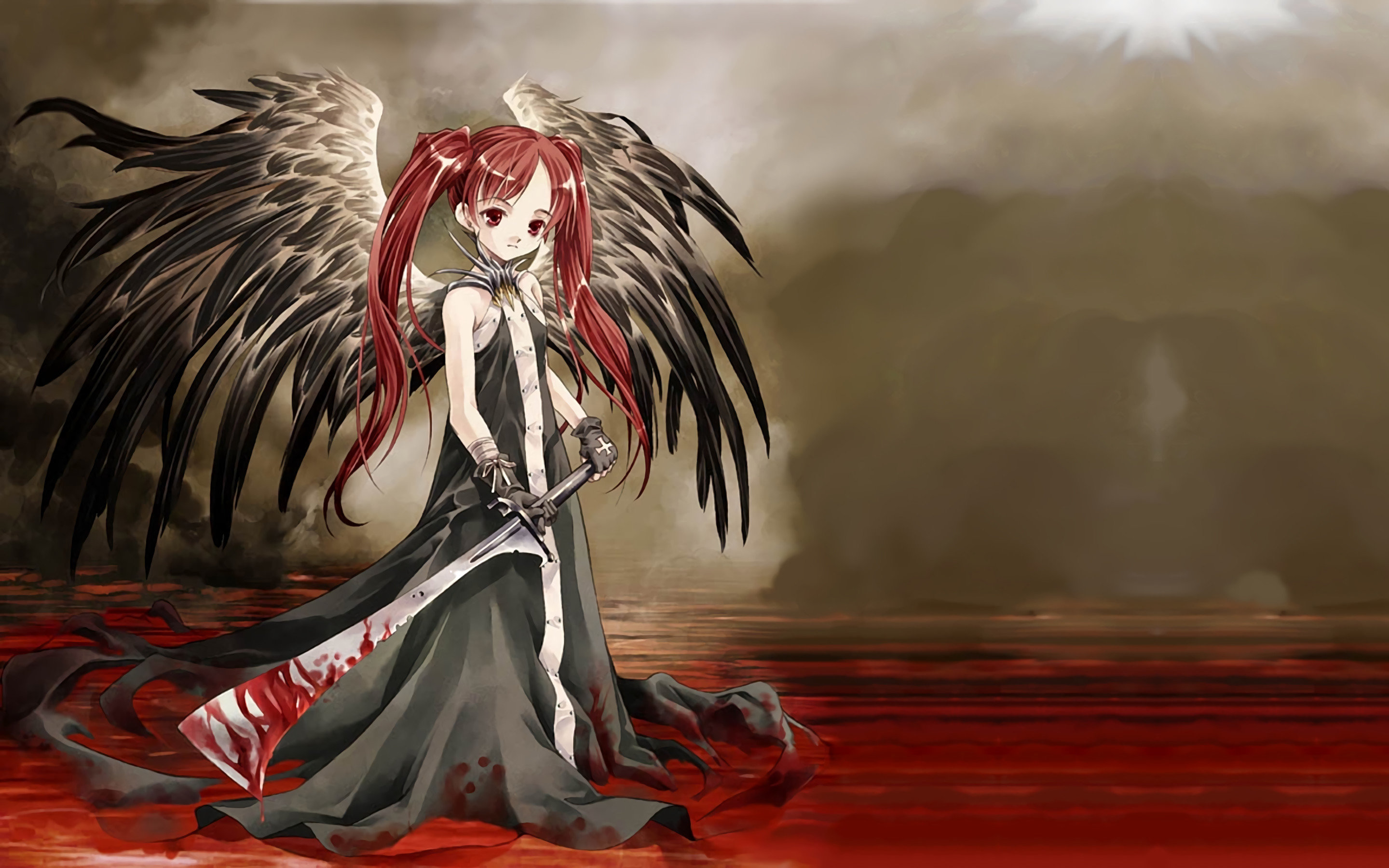 Best Angel Anime wallpaper ID:61885 for High Resolution hd 2880x1800 PC