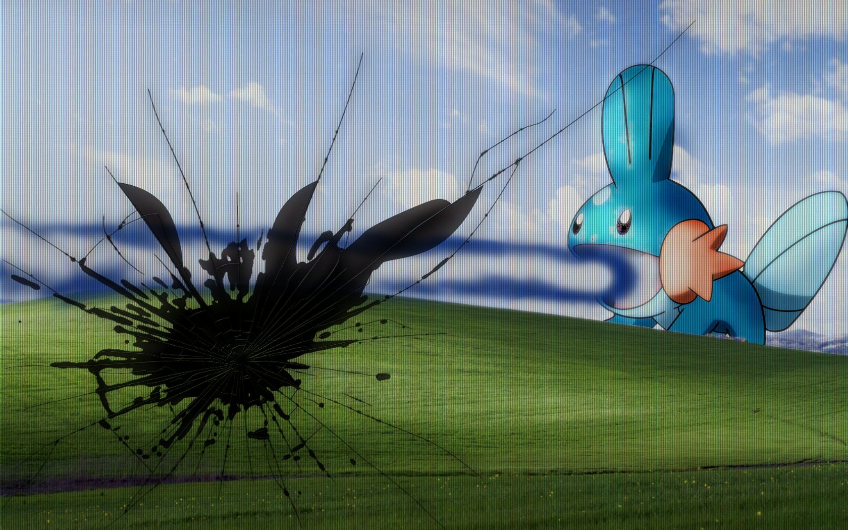 Free download Mudkip (Pokemon) background ID:279566 hd 1680x1050 for computer