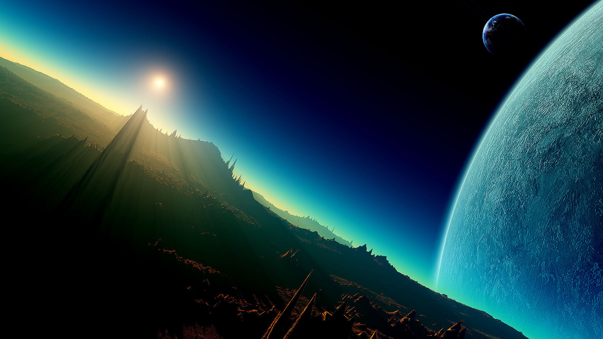 Free Planetscape high quality background ID:271658 for full hd 1920x1080 desktop