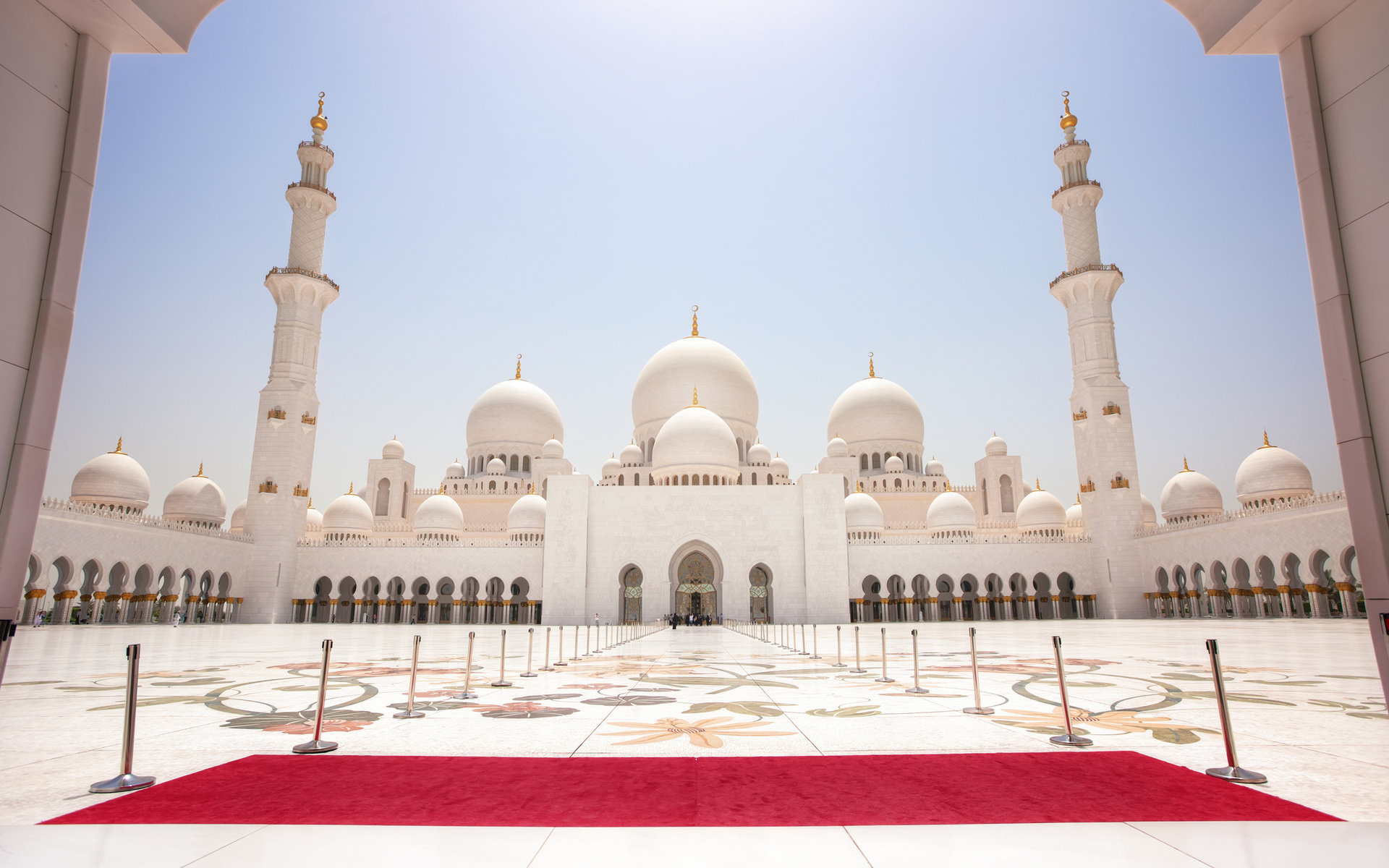 Download hd 1920x1200 Sheikh Zayed Grand Mosque PC wallpaper ID:277826 for free