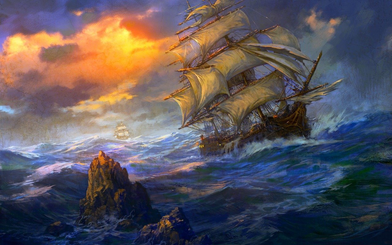 Awesome Fantasy ship free background ID:194718 for hd 1280x800 desktop