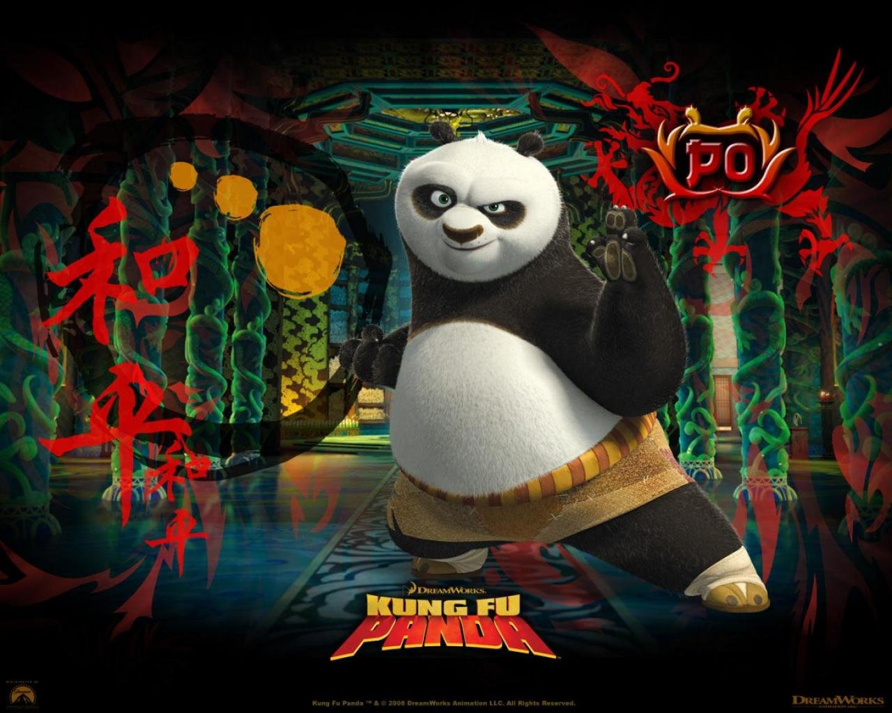 Free download Kung Fu Panda background ID:195948 hd 1280x1024 for desktop