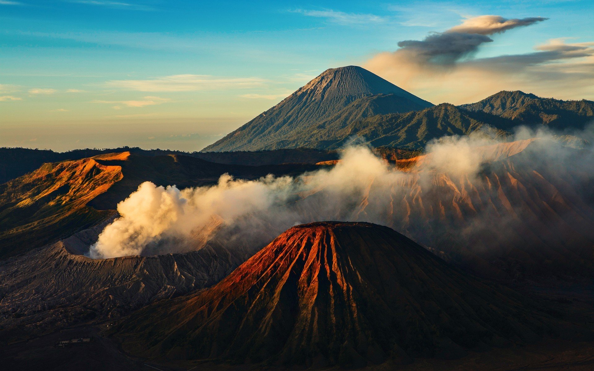 Download hd 1920x1200 Mount Bromo computer wallpaper ID:320095 for free