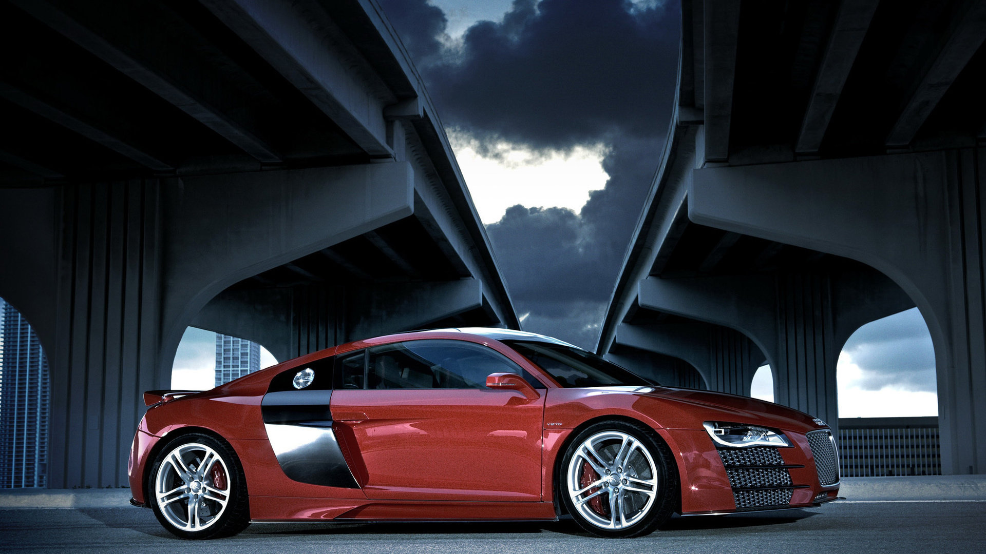 Download hd 1920x1080 Audi R8 desktop background ID:452792 for free