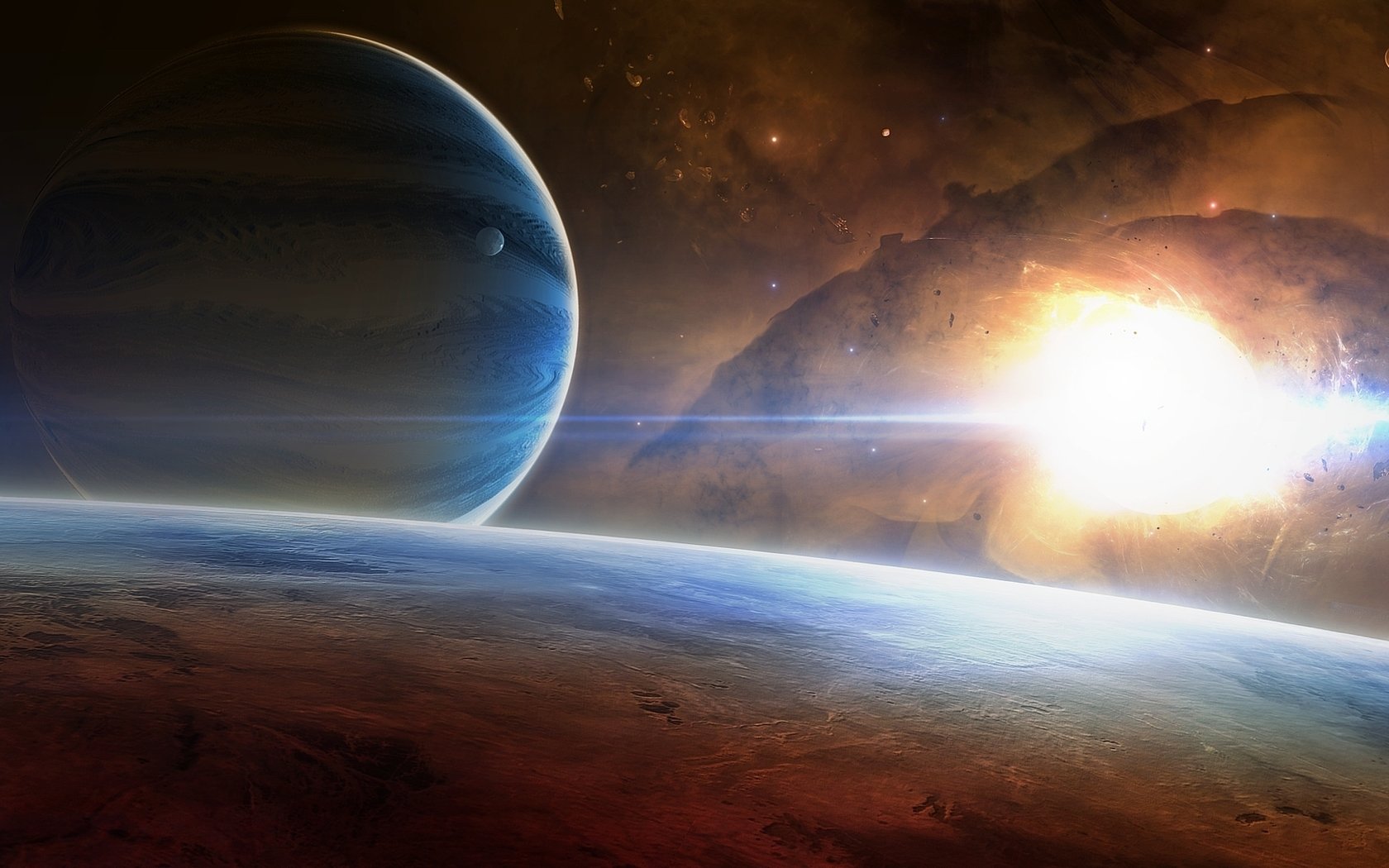 Free download Planetscape background ID:271718 hd 1680x1050 for desktop